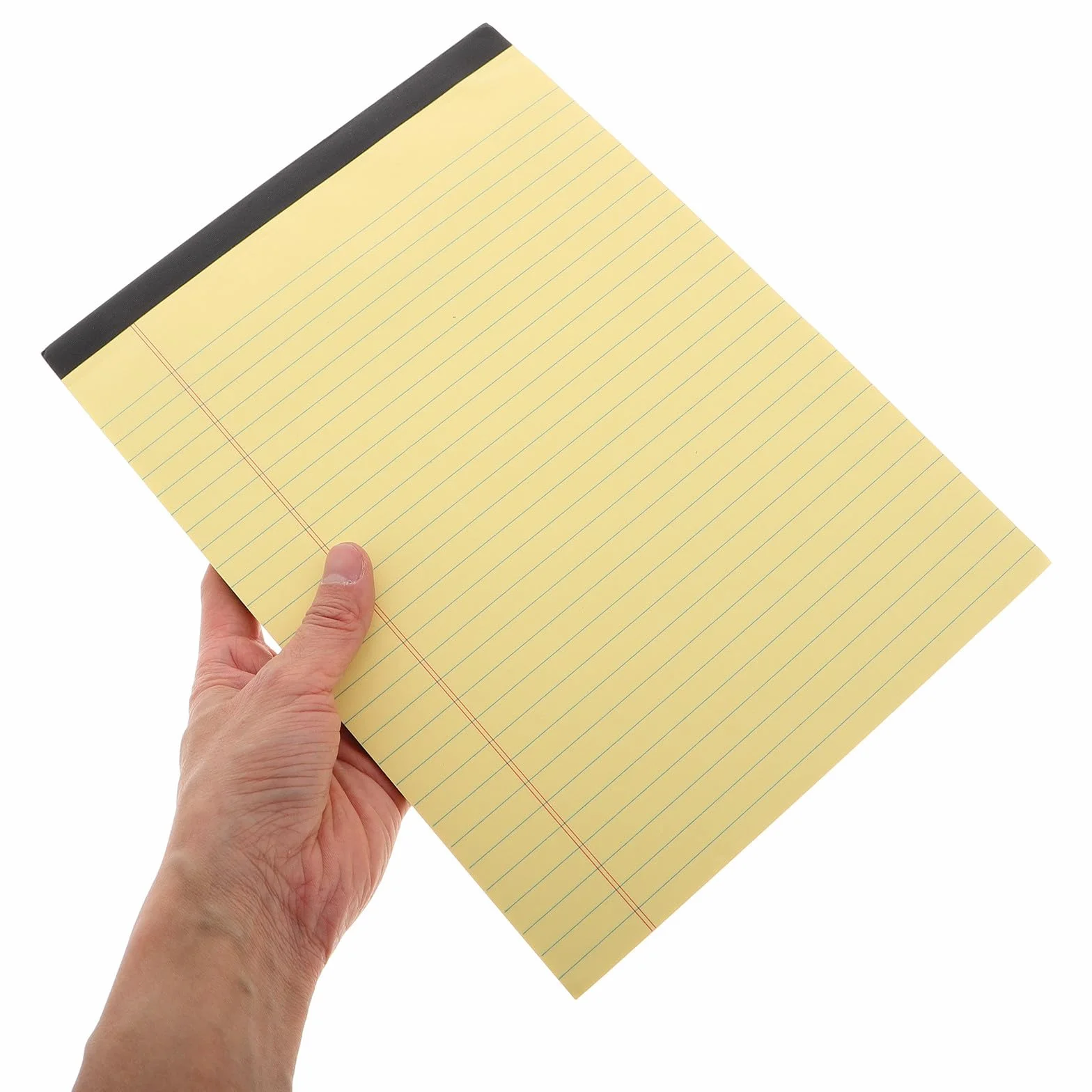 Outanaya Quaderno con Pagine Rigate e Layout a Sezioni Giallo 6 Pezzi A4 Blocco Note Portatile per Scuola, Ufficio e Appunti Professionali