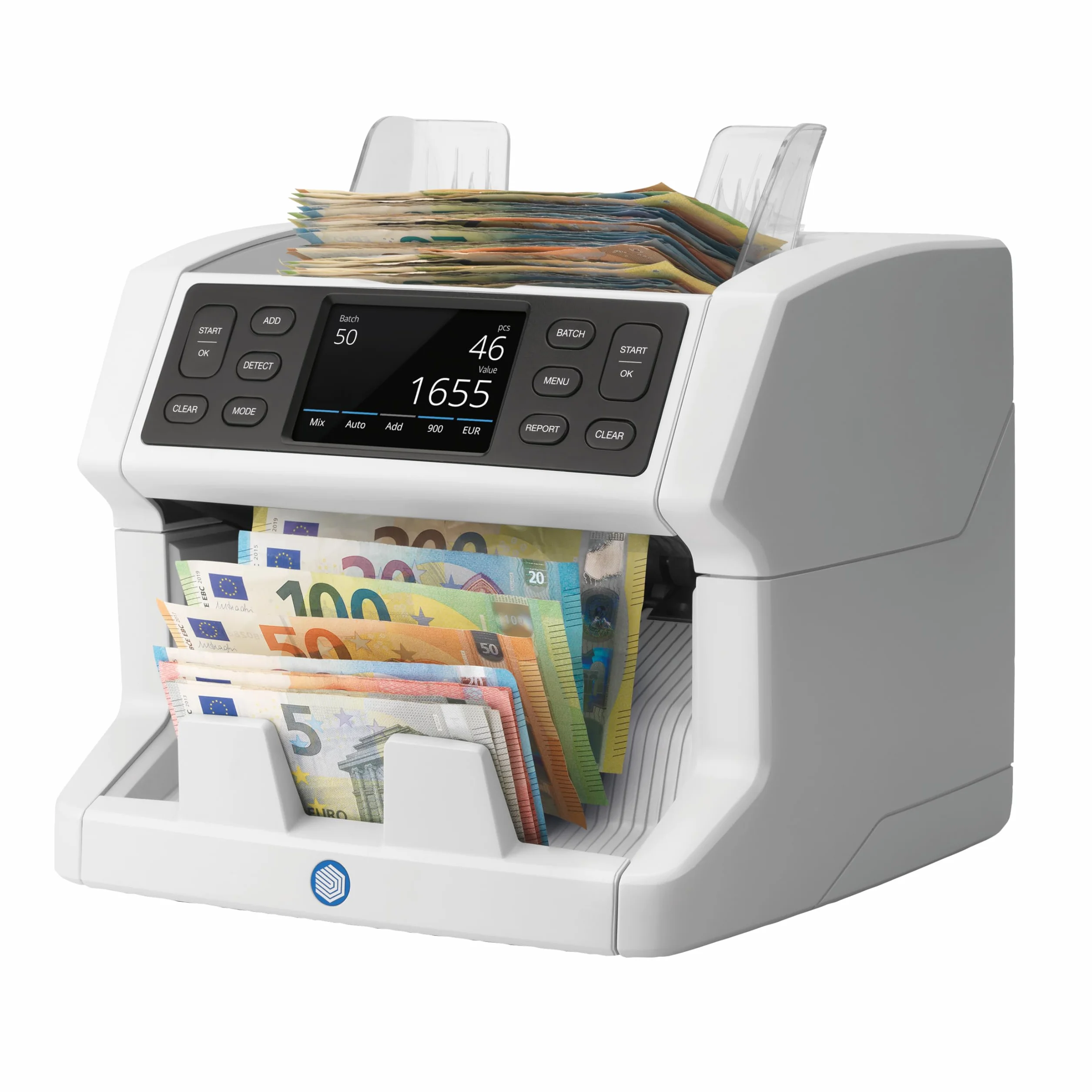 Safescan 2865-S Contabanconote che conta banconote miste - Contabanconote con verifica banconote a 7 punti - Contabanconote con interfaccia multilingue