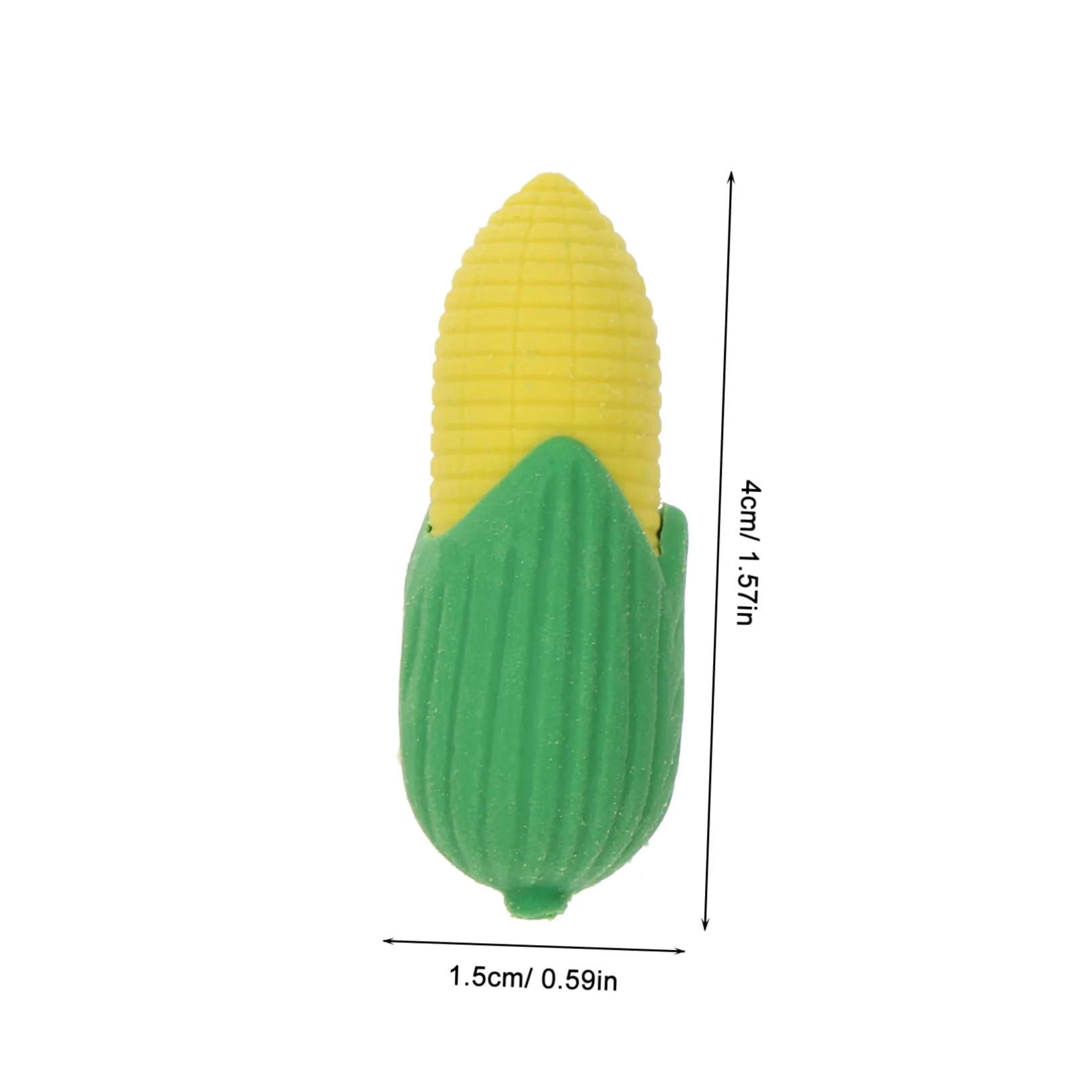 Lurrose Gomme per Matite 3d a Forma di Mais Tpr per Bambini e Teenager 100 Unitá