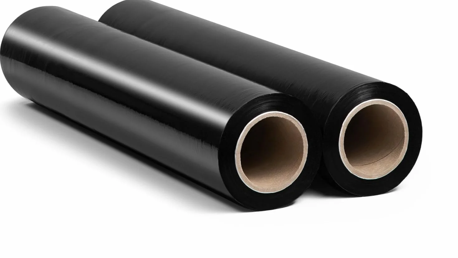 RAGO® Film estensibile imballaggio nero 130m 7,5×7,5×40 cm Pellicola elastica
