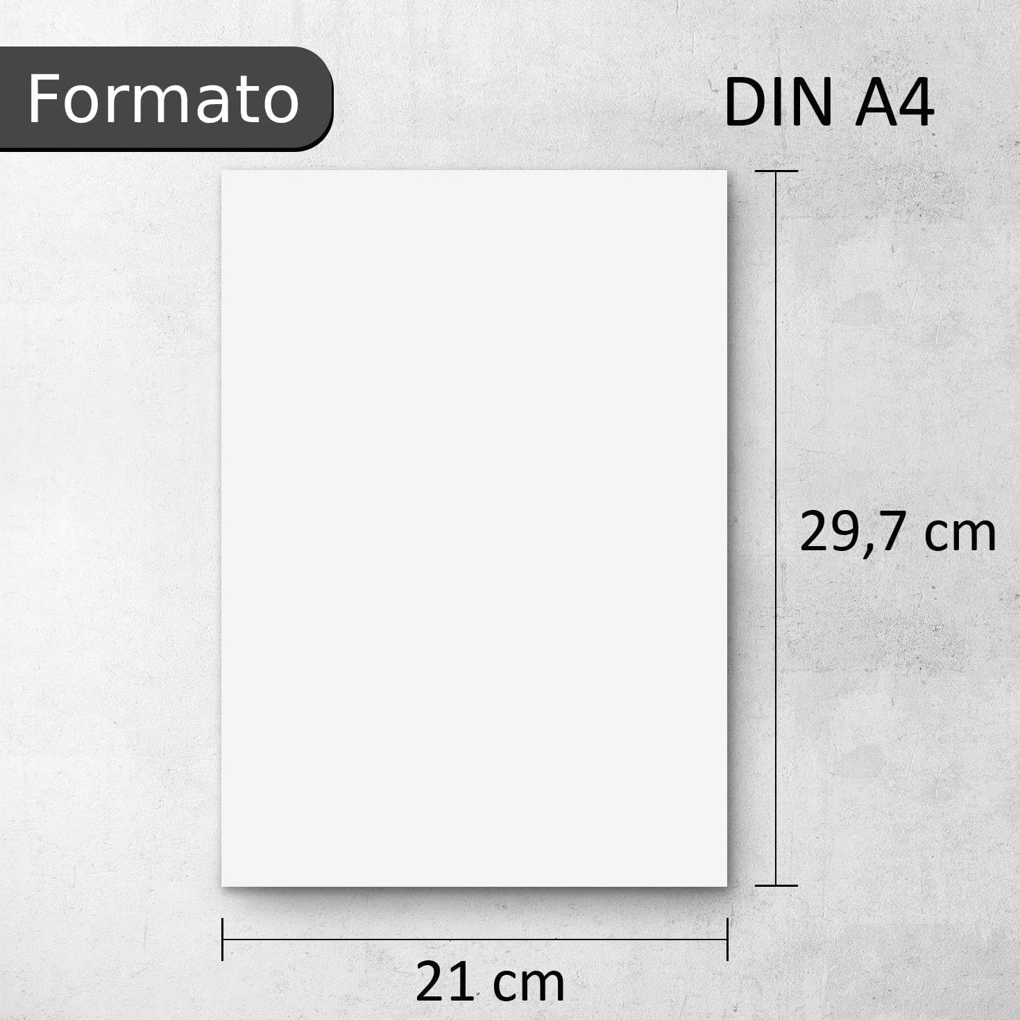 Carta adesiva premium DIN A4 I 100 fogli bianco opaco I FASSON Crack Back-Plus I Carta adesiva etichette autoadesive stampabile I AZ066