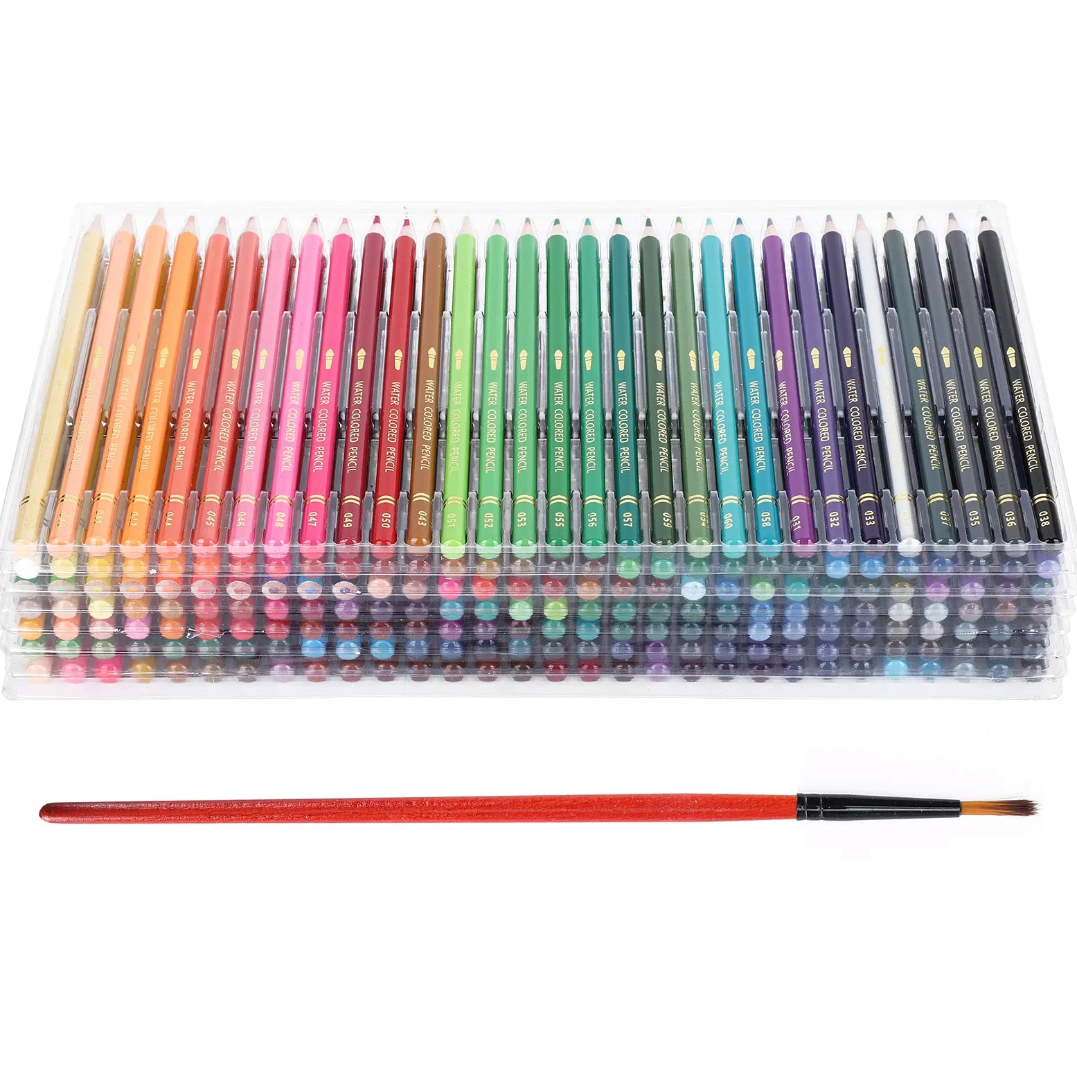 Set di Matite Acquerellabili da 210 Colori con Vassoio in PET Premium per Libri da Colorare per Adulti, Schizzi e Articoli per il Disegno Artistico