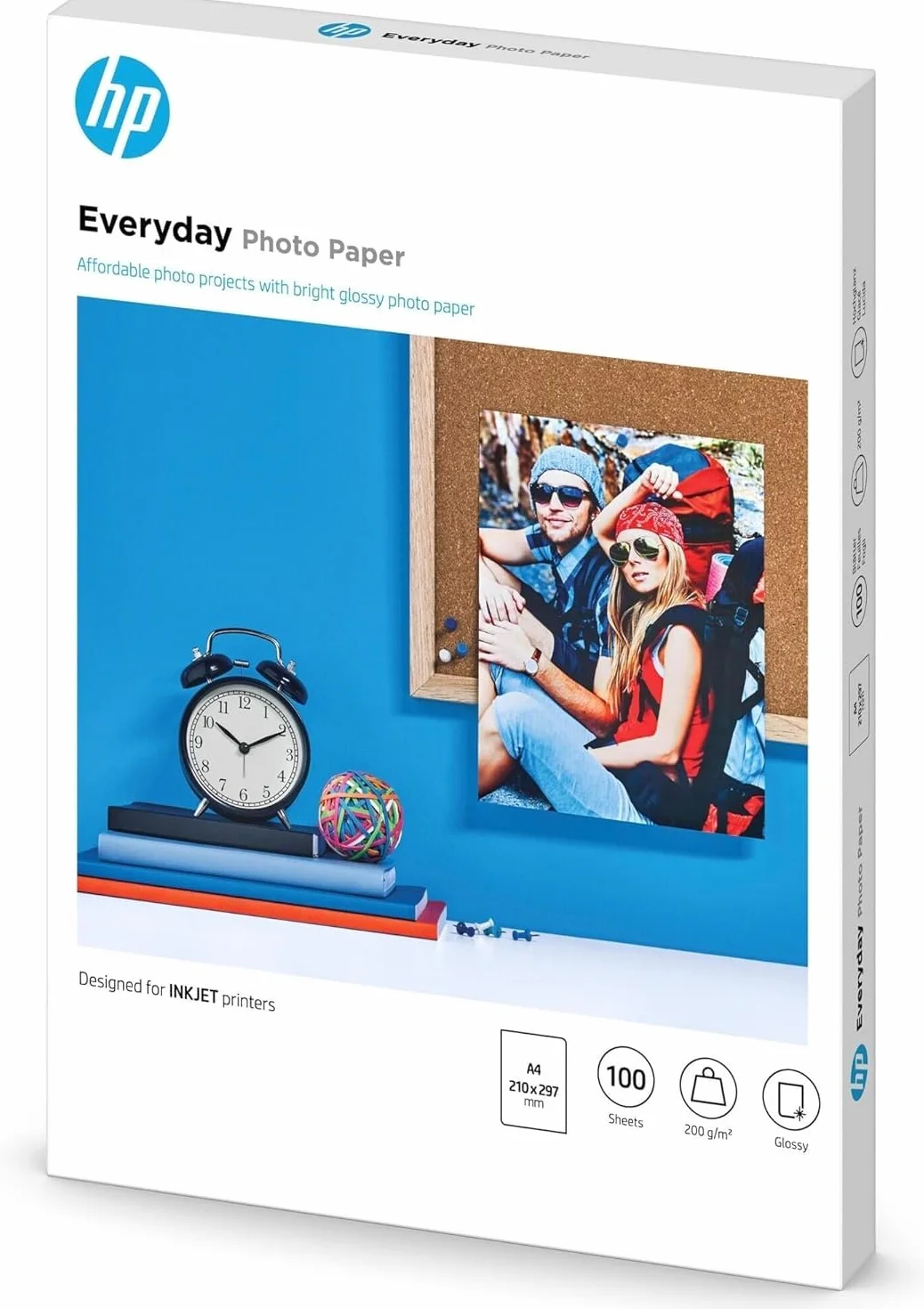 HP Everyday Q2510A carta fotografica lucida 200 g/m2 A4 100 fogli