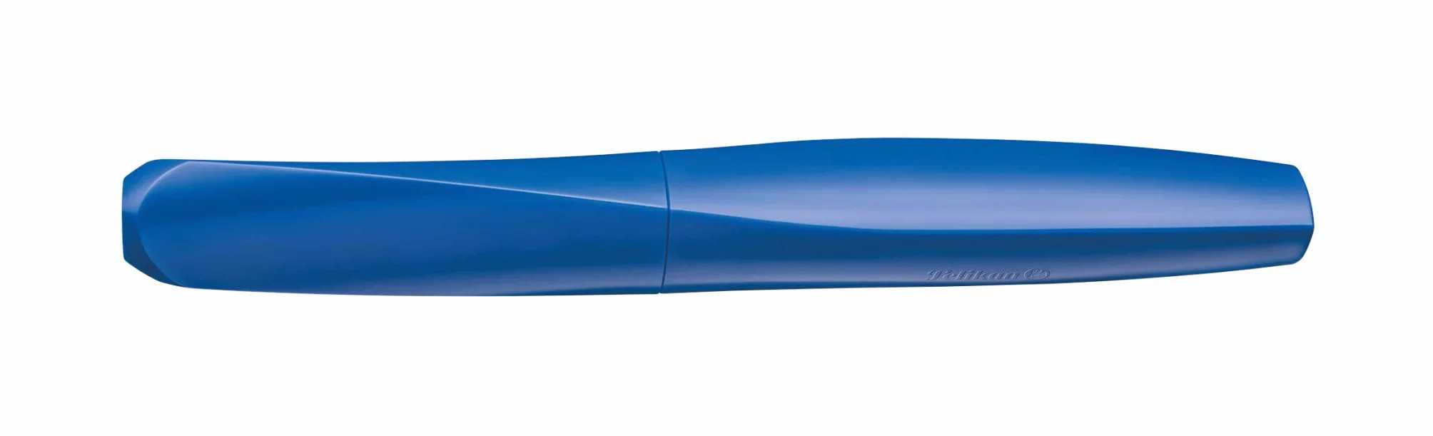 Pelikan Twist Deep Blue Penna Stilografica Ergonomica Pennino M Acciaio Inossidabile per Destrimani e Mancini