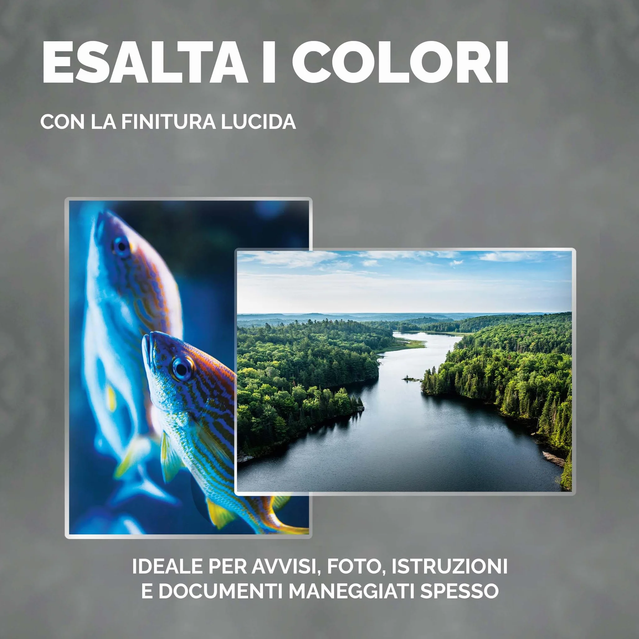 Fellowes Apex Pouche per Plastificazione A4, Finitura Lucida, 100 Fogli