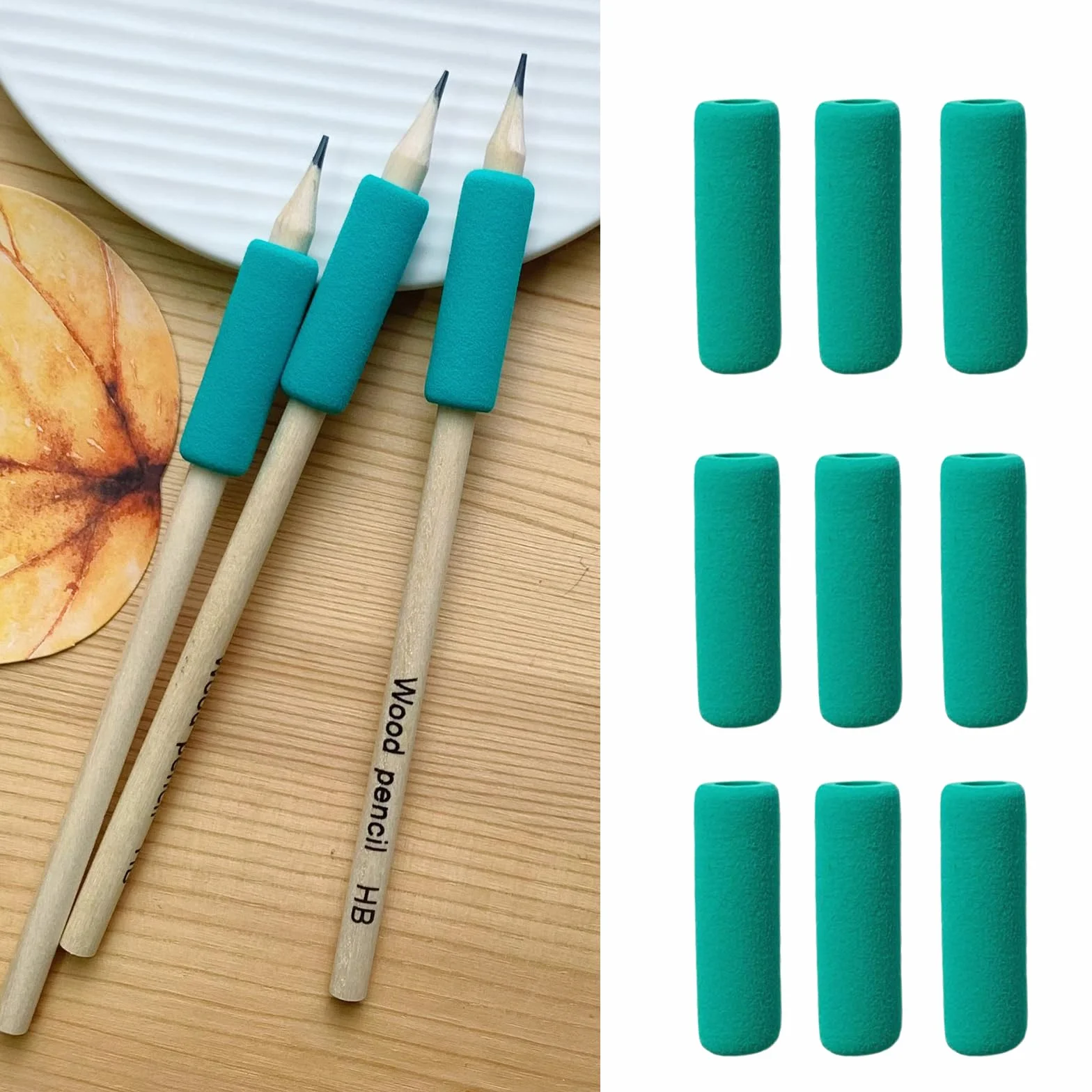 Penna Grip Schiuma Matita Ergonomica Scrittura Aiuto Per Bambini Prescolari Dita Protezioni Grip 10 Pezzi