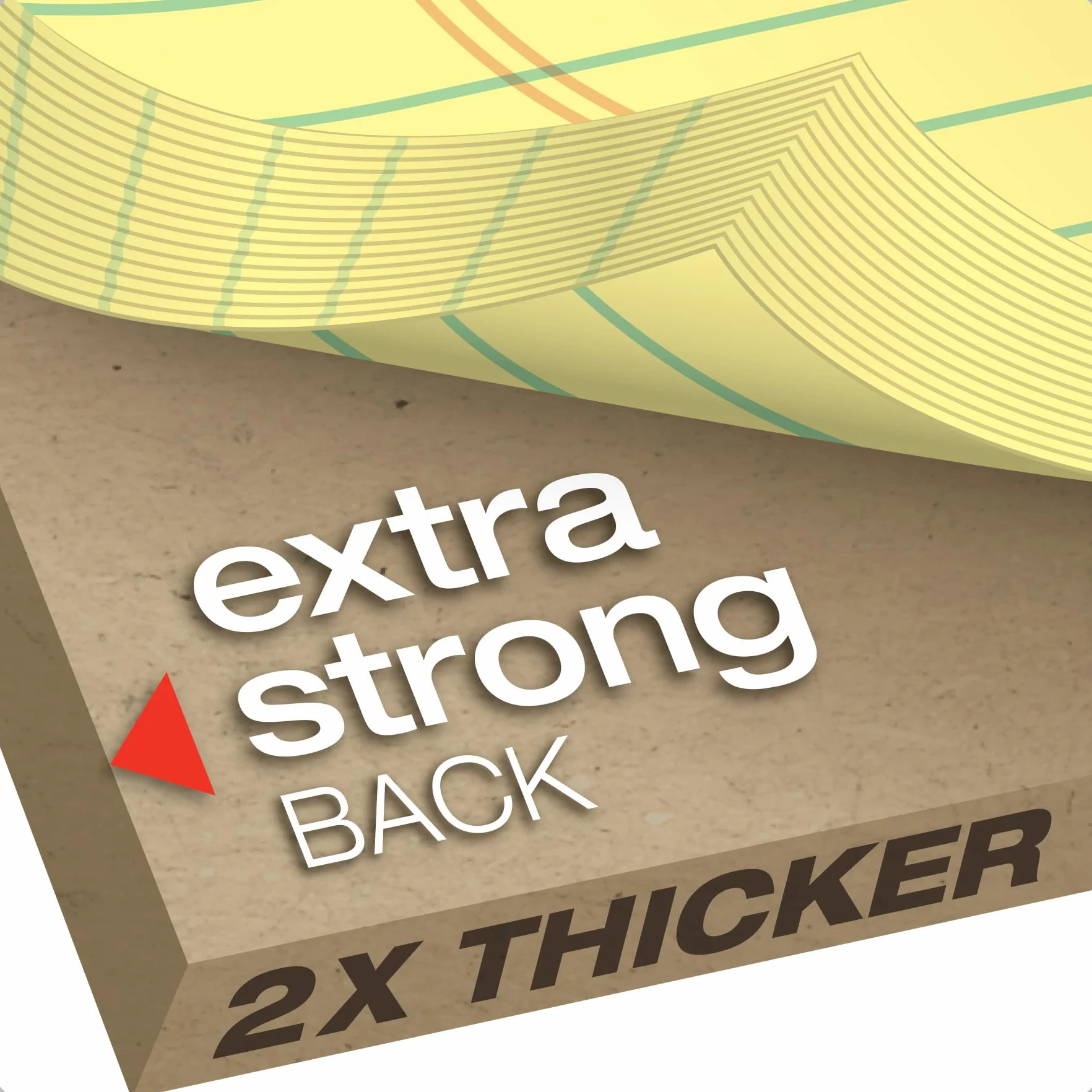 Evidence Dual Ruled Pad Legal Wide Rule 8.5 x 11.75 Canary 100 Sheets