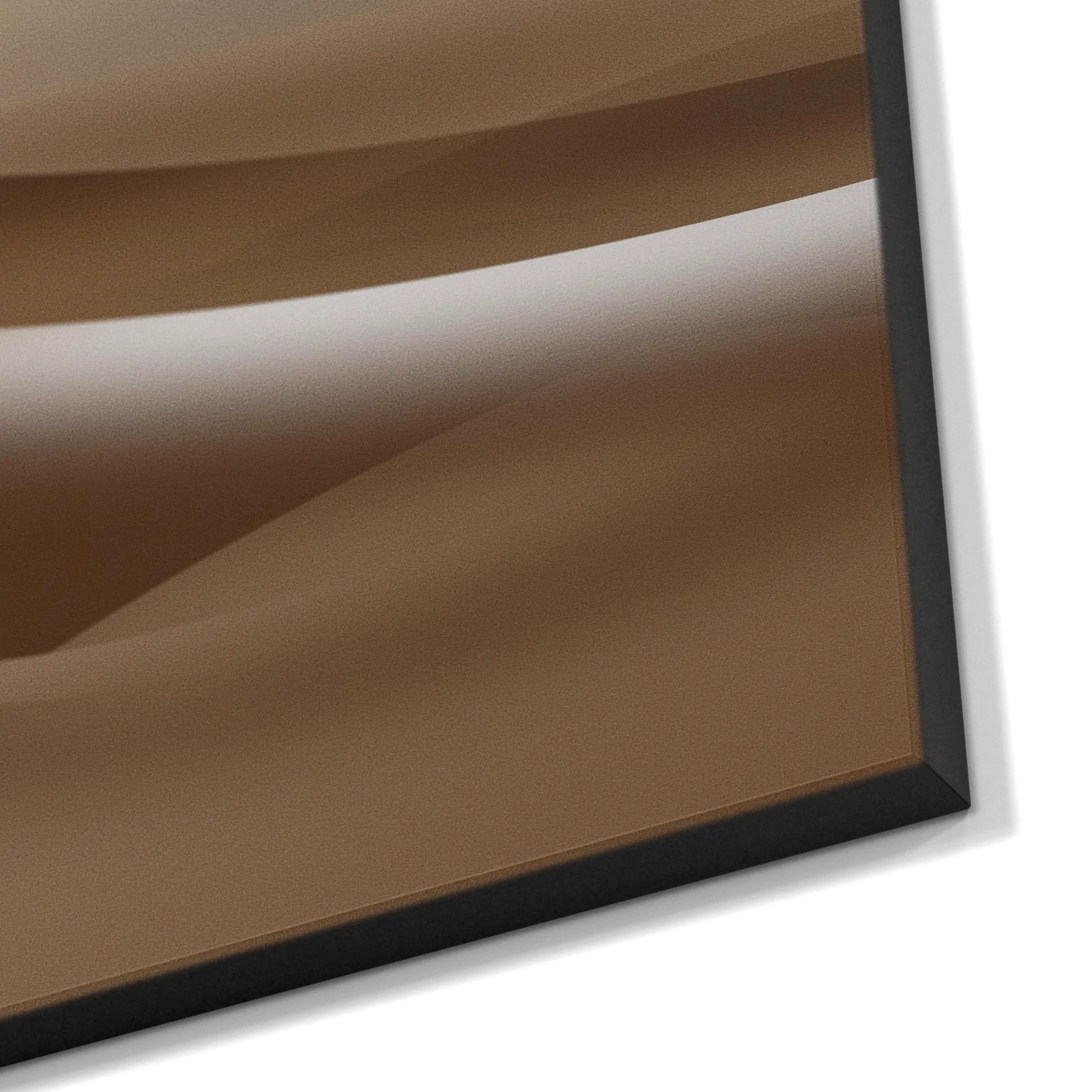 DEQORI Lavagna magnetica con stampa UV | motivo "marrone in movimento" | design rettangolare 60 x 90 cm | Lavagna in metallo a gesso scrivibile – Decorazione da parete per cucina, corridoio, cameretta
