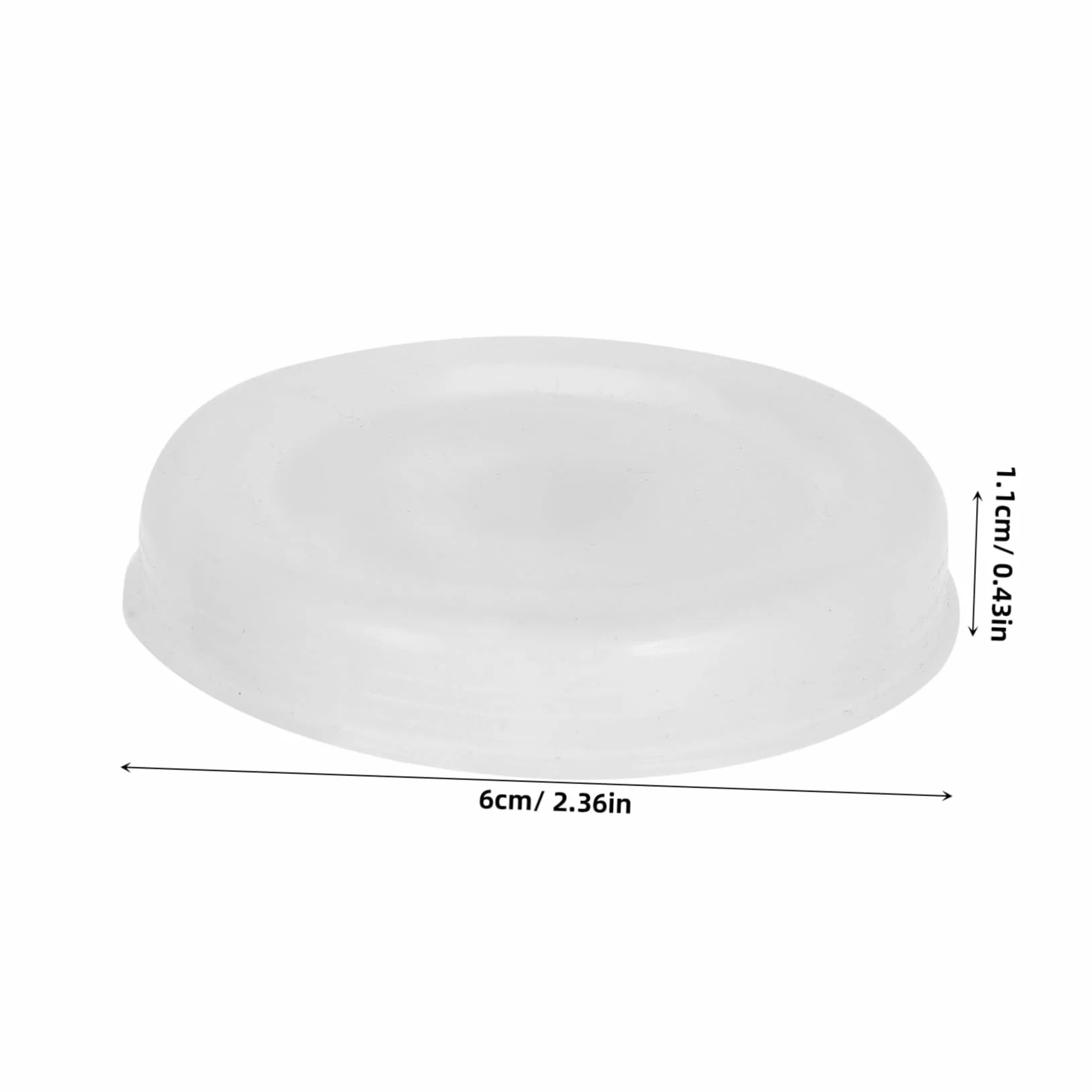 Tappi Terminali per Tubi di Carta Kraft 60 mm 20 Pezzi Plastica Bianca Cappucci Protettivi per Spedizione