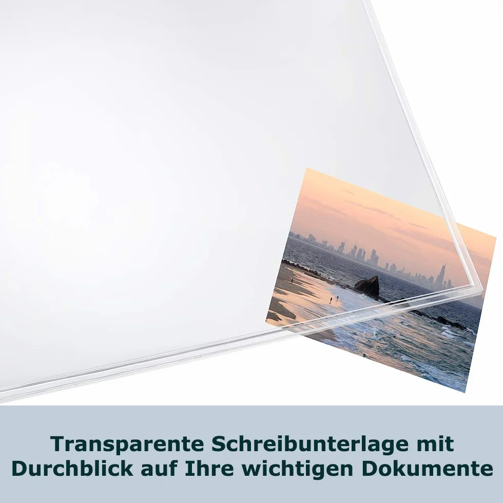 Sottomano Durella per Scrivania 50x70 cm Trasparente Plastica