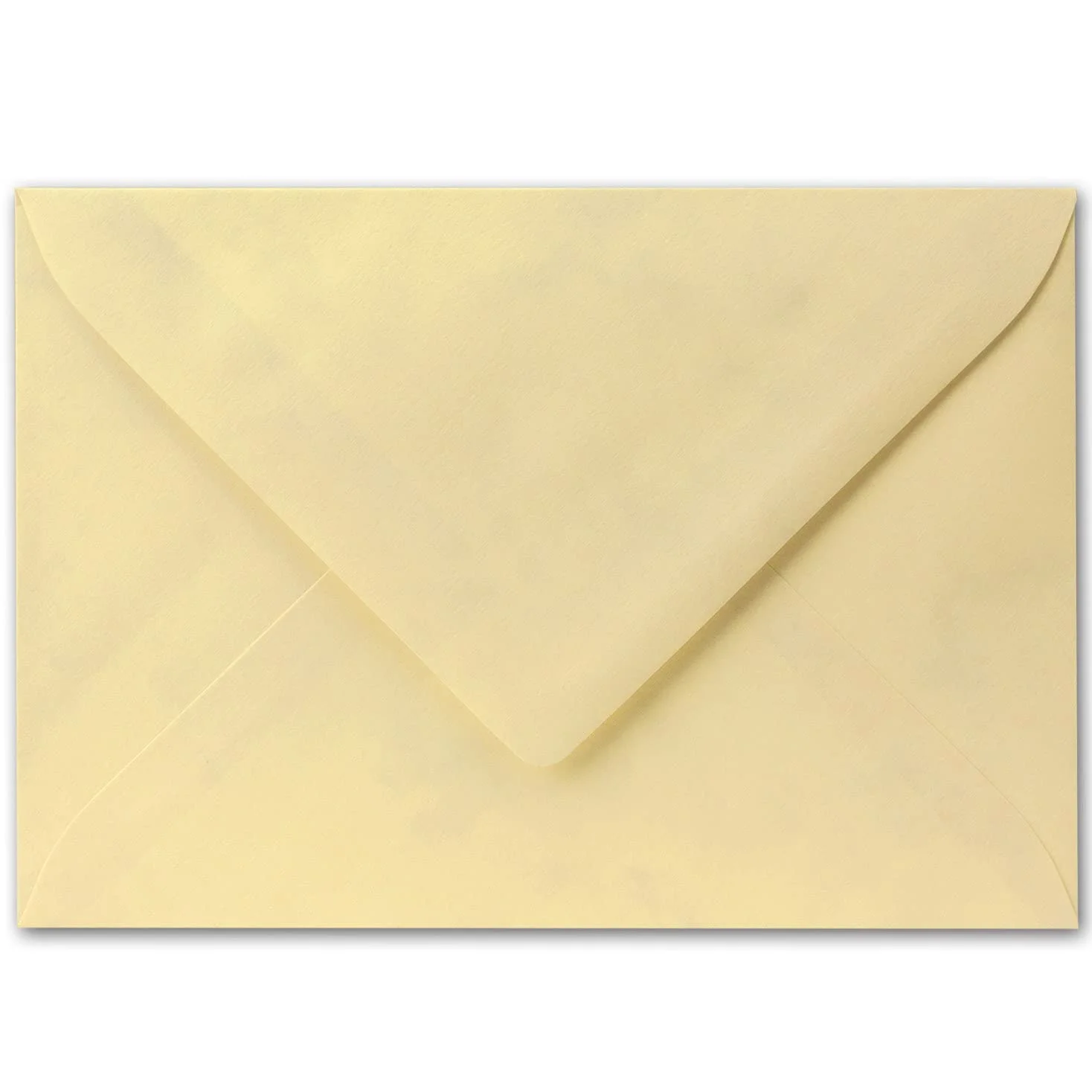 300 buste per lettere, color crema marmorizzata con fodera in seta DIN C6, 11,4 x 16,2 cm, con incollaggio a umido, bianco, 100 grammi al m², classica patta a punta