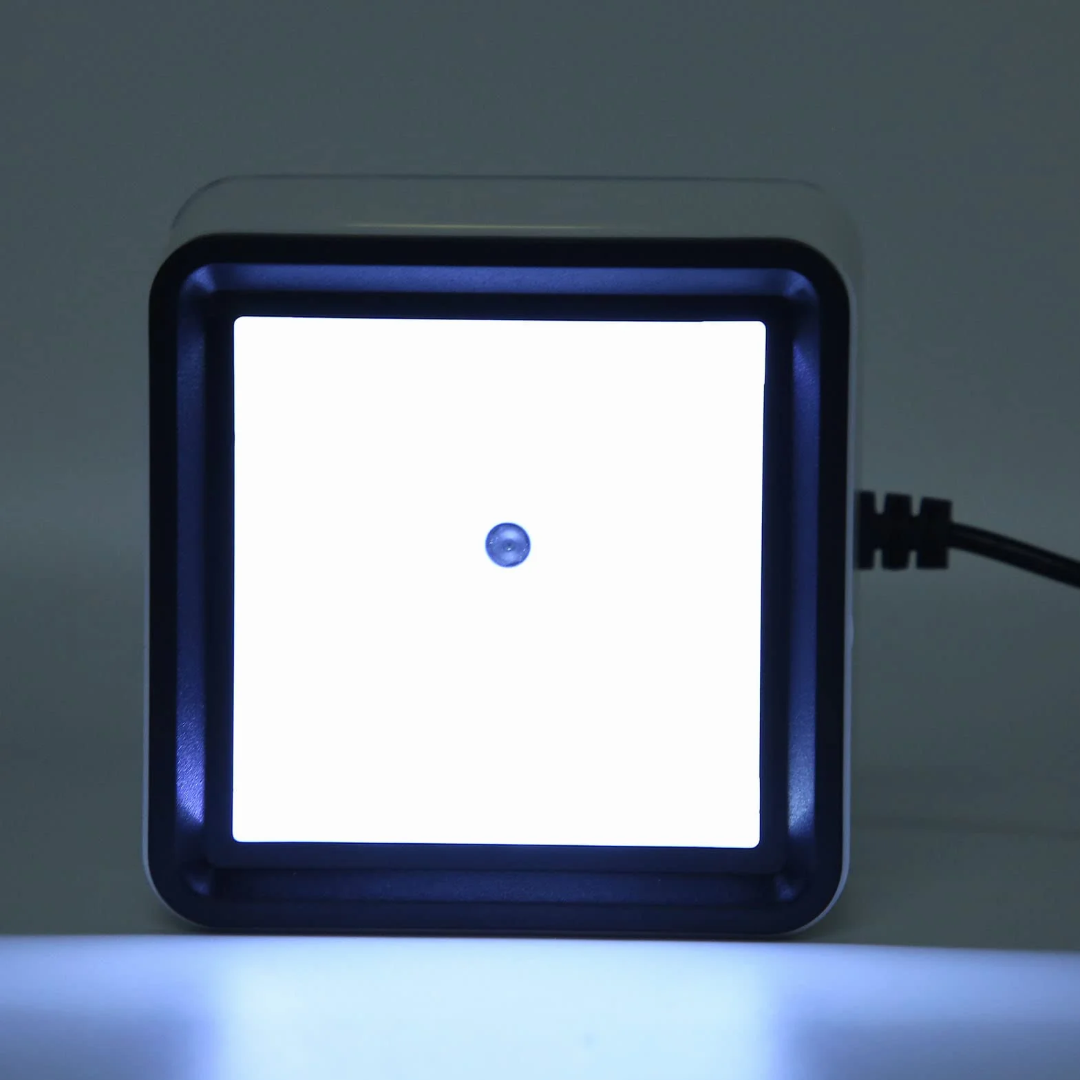 Goshyda Scanner di Codici a Barre QR 2D 1D, Scanner per Lettore di Codici a Barre Automatico Desktop Cablato USB, Scanner di Codici a Barre per Pagamento Mobile Desktop a Mani Libere per