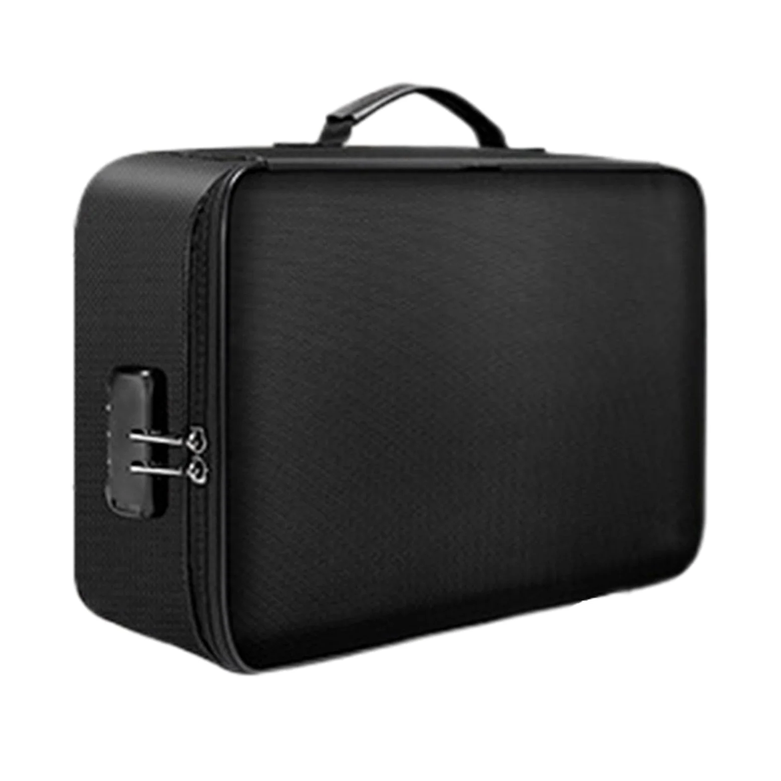 Cassetta Ignifuga Portadocumenti Tasche Portatili Resistenti All'Acqua | Borsa portacarte a serratura Scatola organizer portatile In Caso di Morte con tasche per documenti