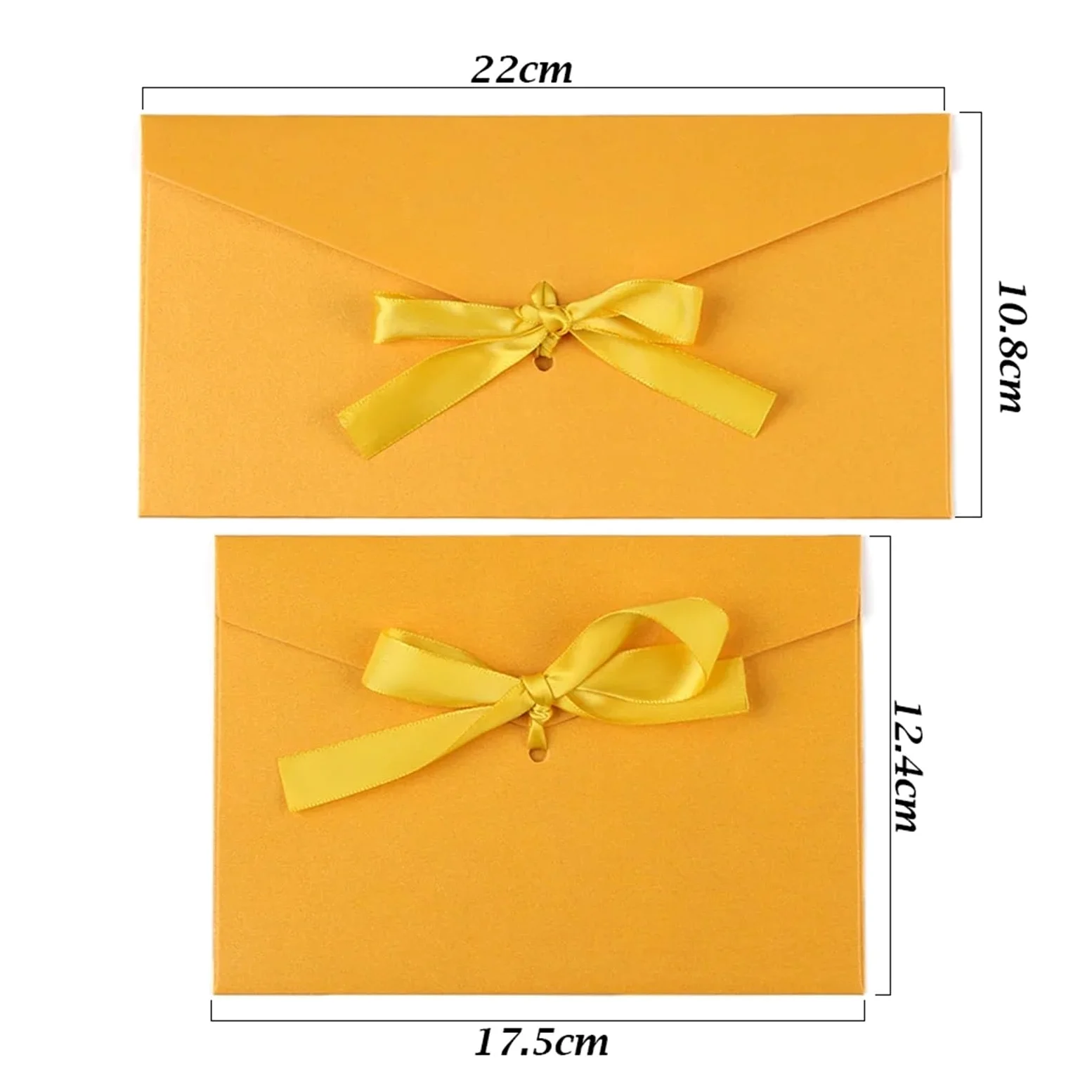 15 pz/set Creativo Arco Busta Retro Sacchetti di Biglietti Auguri Multicolor Perlescente Carta Avvolge Nastro Mailer for Il Matrimonio Invitato Per Inviti(S)