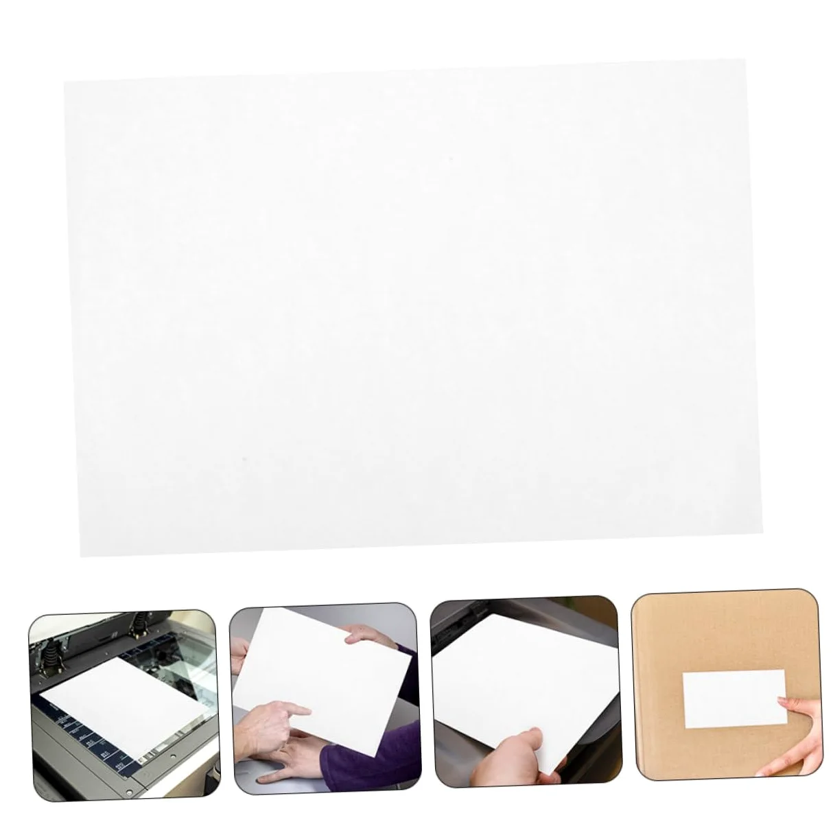 Carta per Etichette Autoadesive A4 100 Fogli Bianco | Carta Termica Autoadesiva, Uso Multiuso per Casa e Prezzo, Superficie Resistente ai Graffi