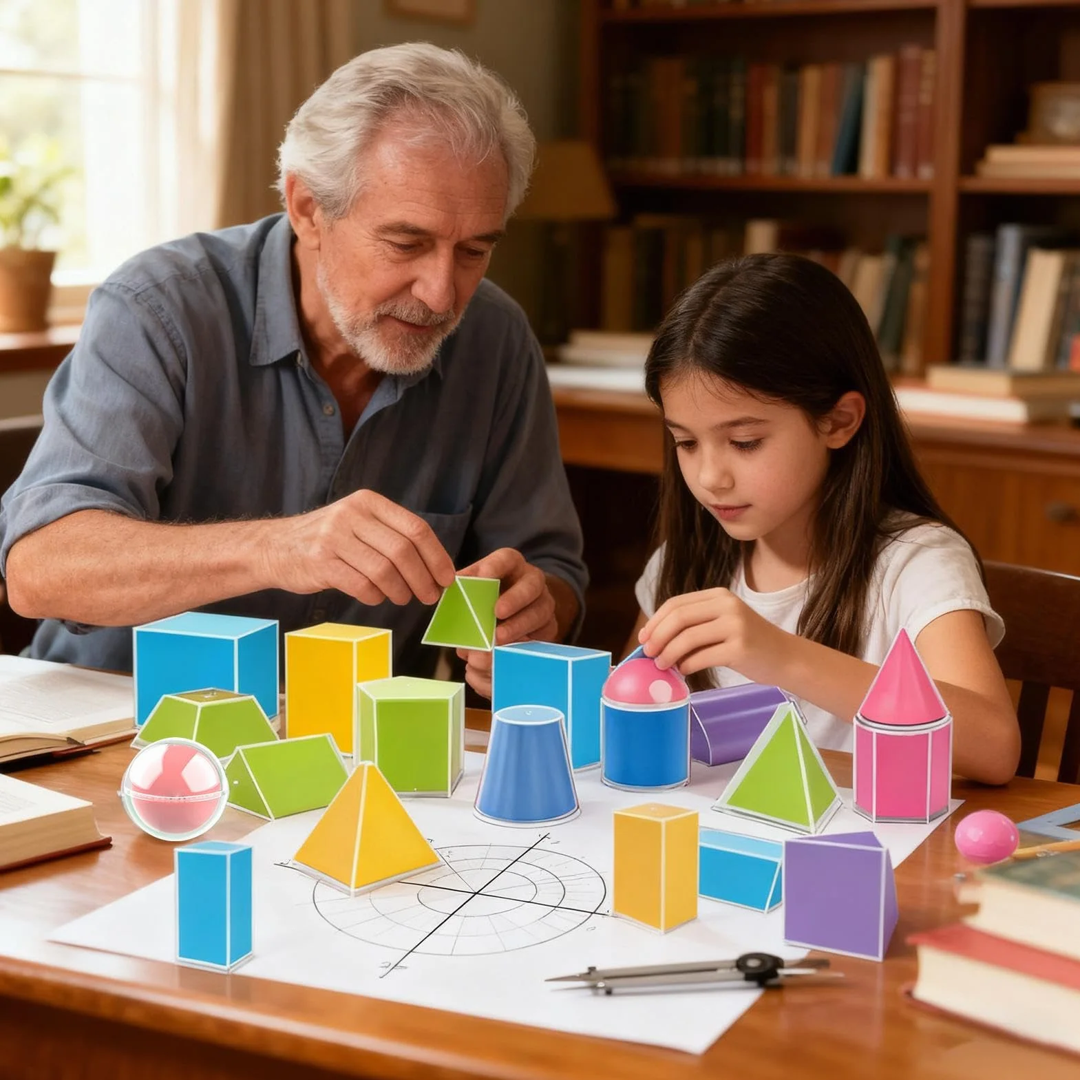 Solidi Geometrici 20 Pezzi Apprendimento Prospettiva Forme Geometriche Matematiche Scuola Educazione