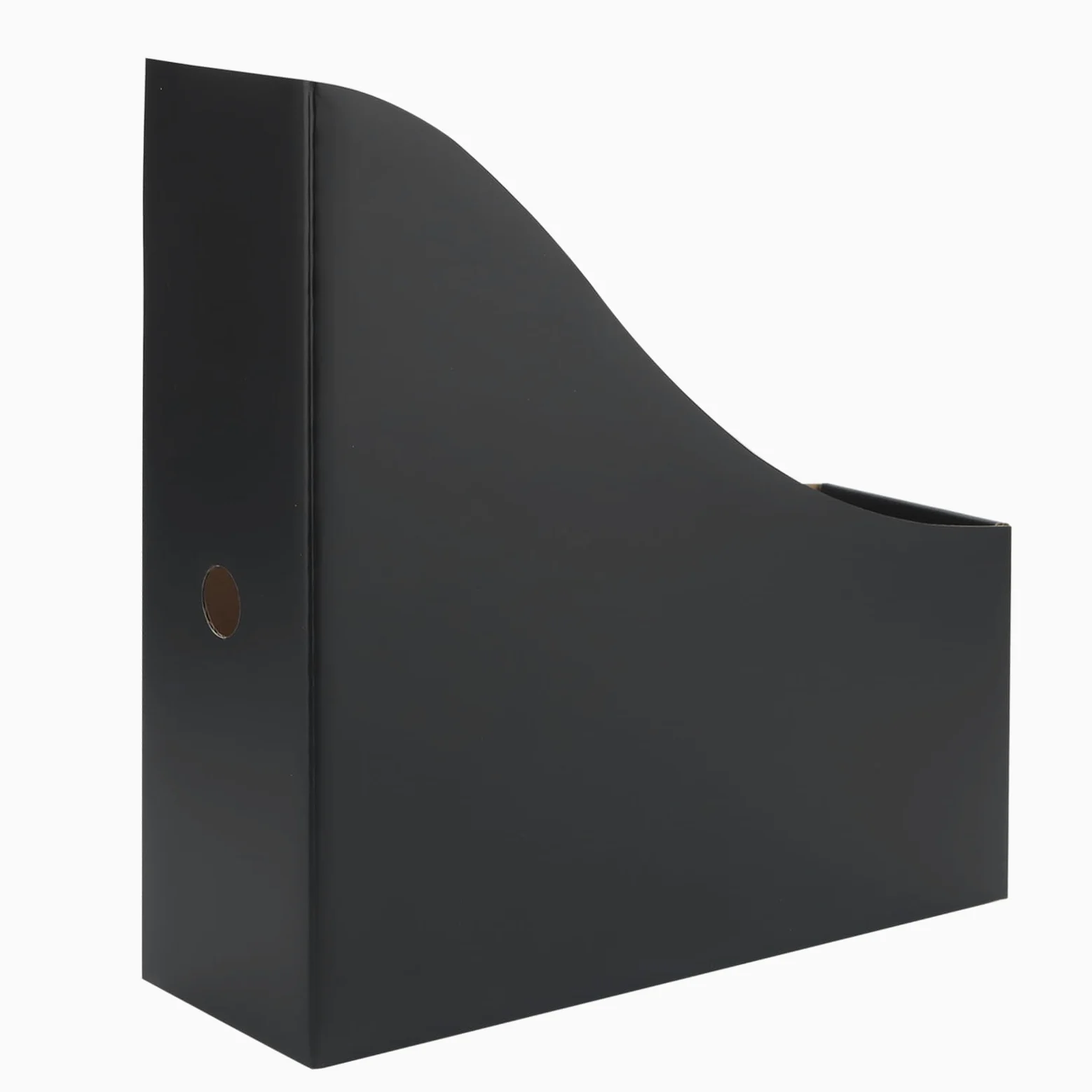 12 portariviste in cartone nero, raccoglitore a piedi, formato A4, portariviste in formato A4, in carta kraft da scrivania, organizer per file raccoglitori, forniture per ufficio