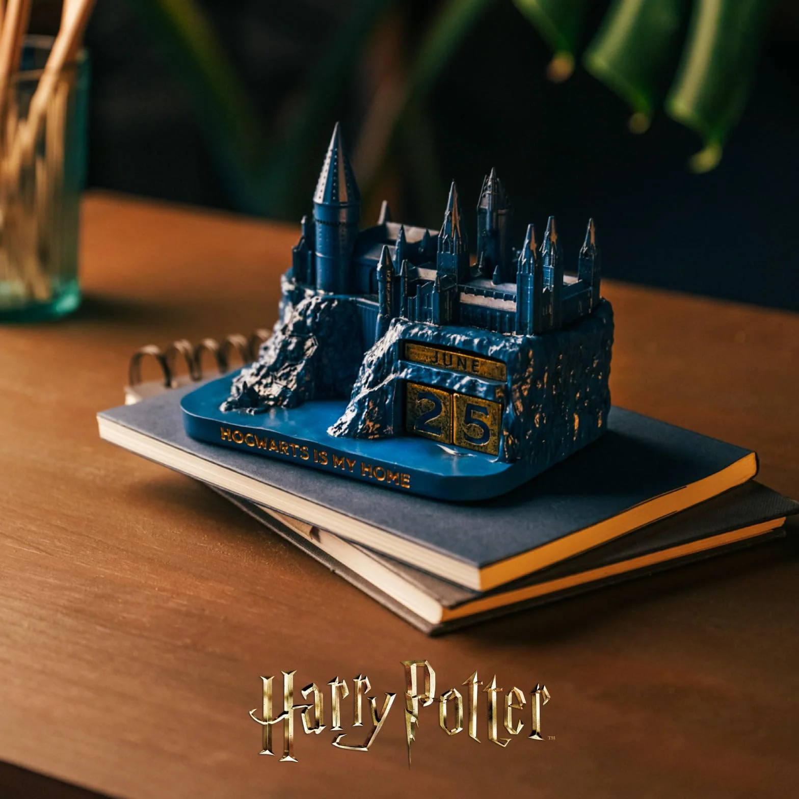 Calendario Harry Potter 3D | Calendario Perpetuo da Tavolo Hogwarts, Mini Calendario Perpetuo 14 x 9 x 10 cm, Harry Potter Gadget, Natale ad Hogwarts