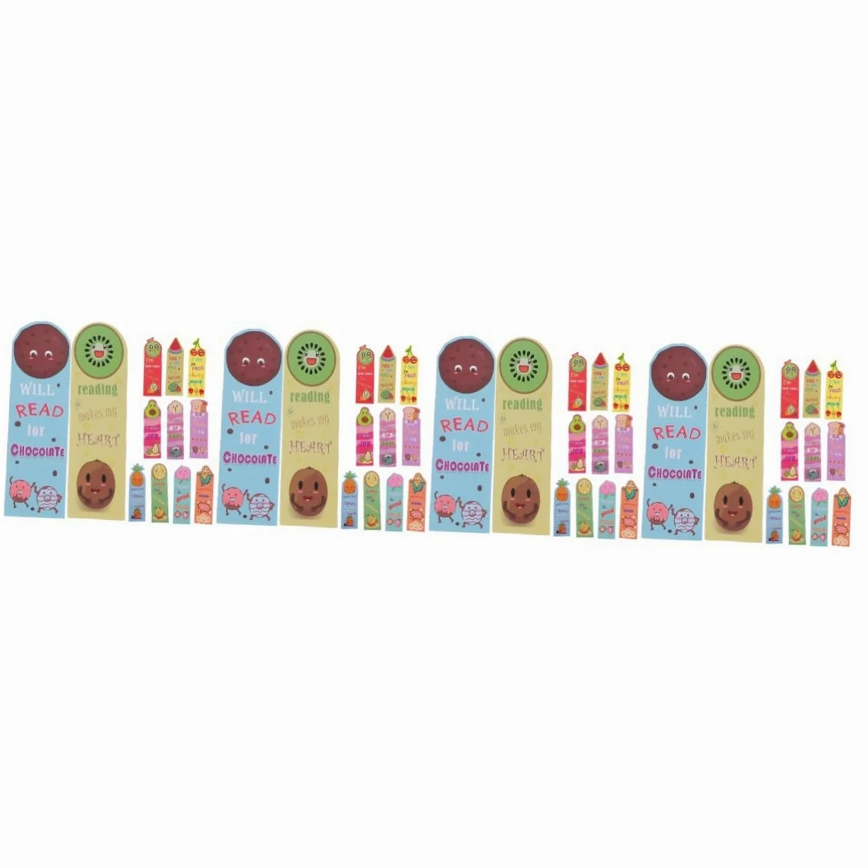 DOITOOL 4 Set Segnalibri Profumati Per Libri Per Ufficio E Scuola Facili Portare E Utilizzare Design Carino E Chic Accessori Pratici Per Lettori E Studenti 36 Pezzi * 4