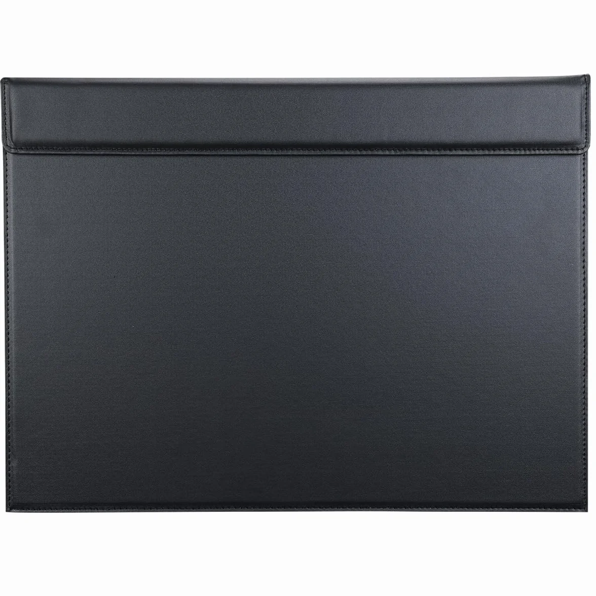 KINGFOM Sottomano Scrivania 46x35cm Tappetino in Pelle Antiscivolo Nero