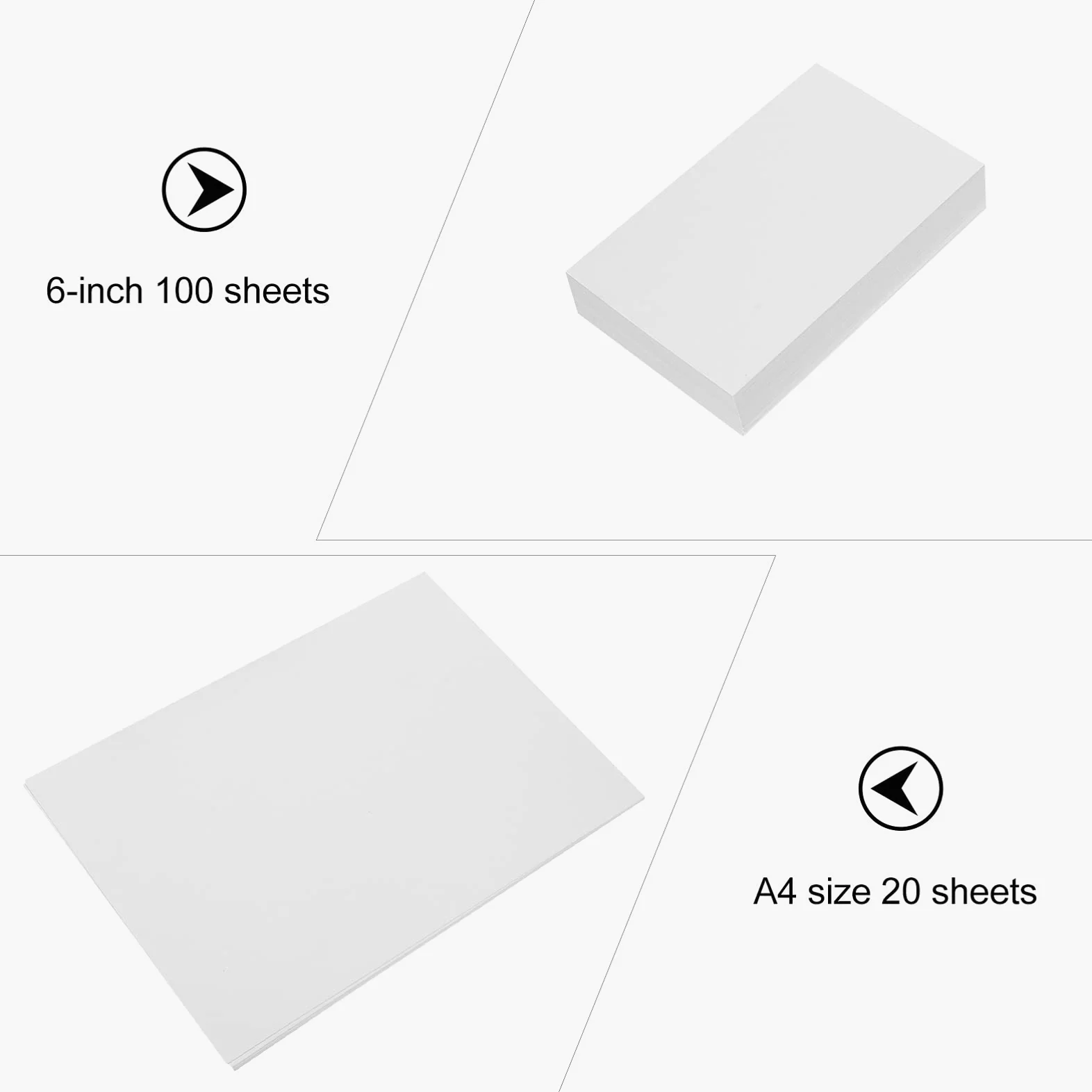 120 Pezzi Carta Fotografica Lucida Bianco per Stampante Inkjet | Rivestimento, Forte Assorbimento Dell'inchiostro, Fogli da 230 Grammi, per Stampe Nitide