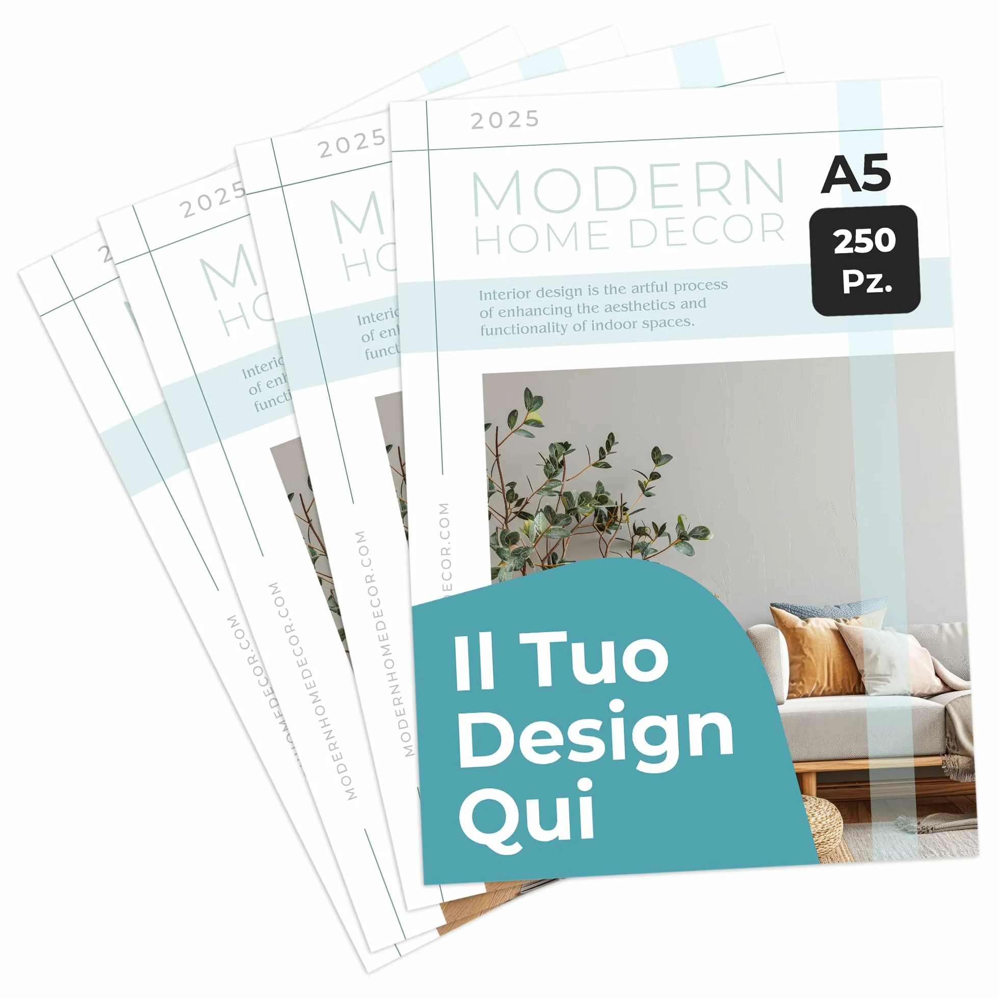 Cimpress Volantini Personalizzati A5, Stampa Fronte Carta Opaca, Confezione 250