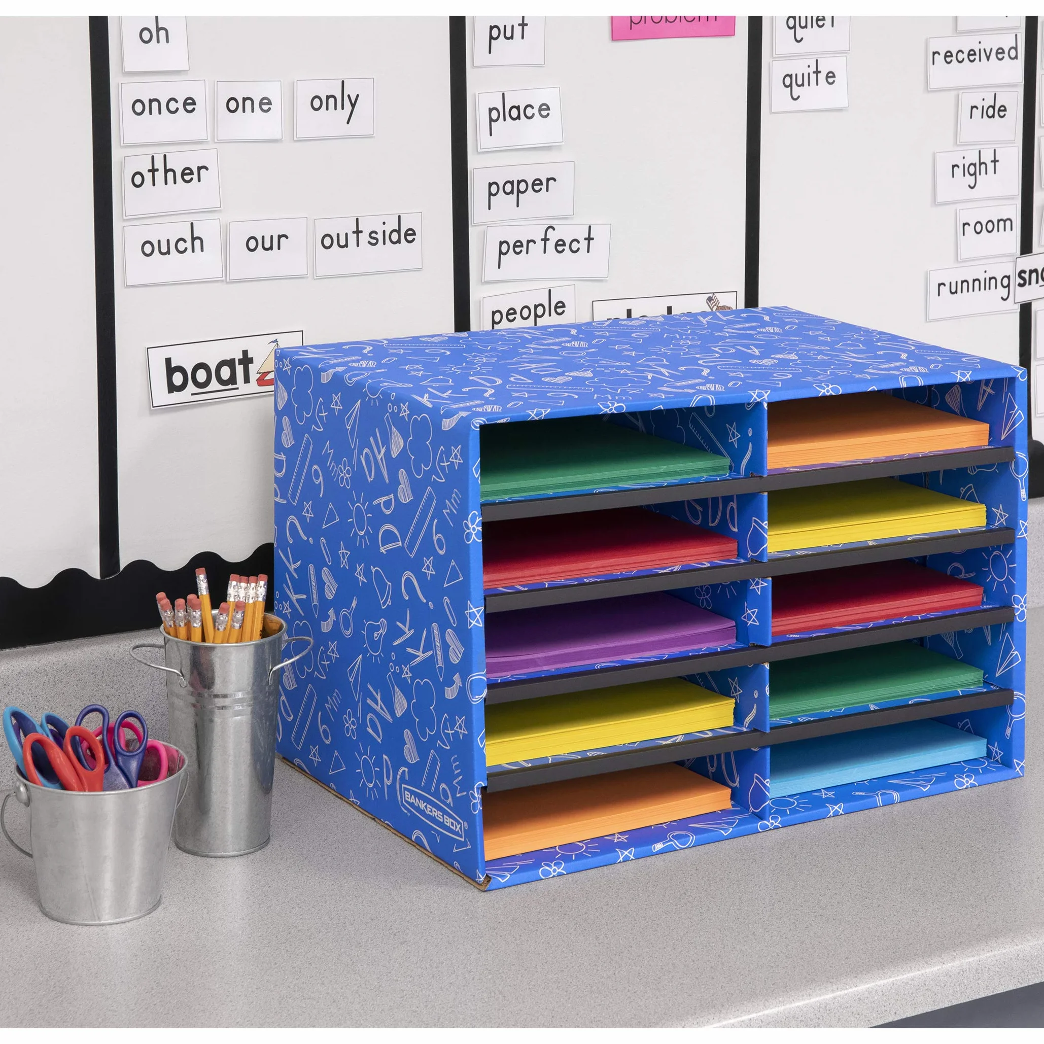 Bankers Box Classroom 10 scomparti Letteratura Sorter, Singolo (3384201)