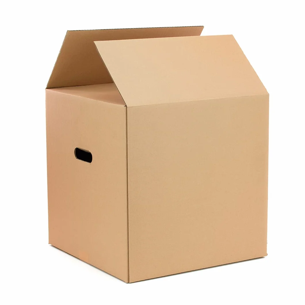 Confezione da 10 scatole di cartone Trasporti, scatola con manici per una facile manipolazione, dimensioni 40x40x40 cm, scatola cartone ultra resistente, 100% ecologico