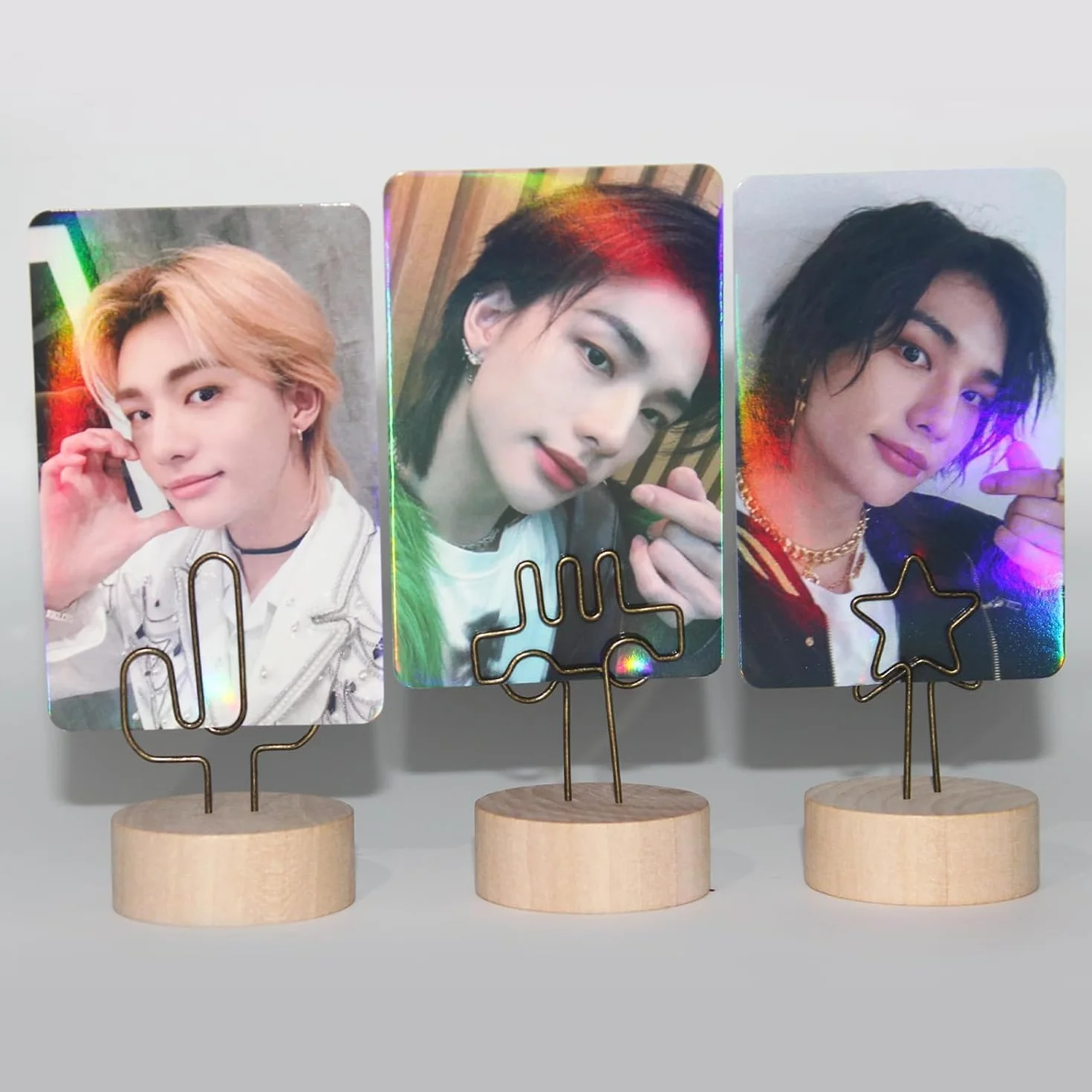 Stray Kids Hyunjin Photocard Laser New Album Mini Photo Card Mini Poster Fan Caedeu 50pcs