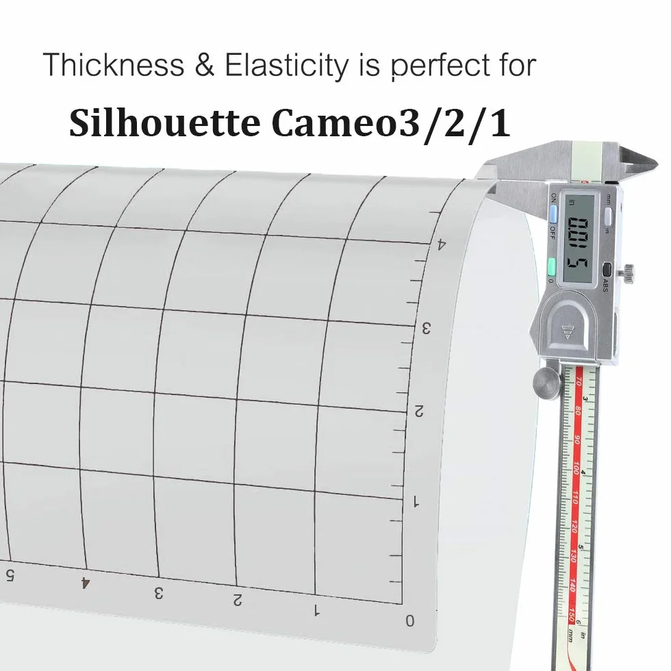 REALIKE Tappetino da taglio per Silhouette Cameo 3/2/1, 3 pezzi ricambio 30,5 x 61 cm, vinile standard