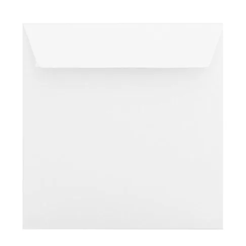 50 buste per lettere, quadrate, 120 g/mq, formato: 22 x 22 cm, chiusura autoadesiva, senza finestra, colore: Bianco polare