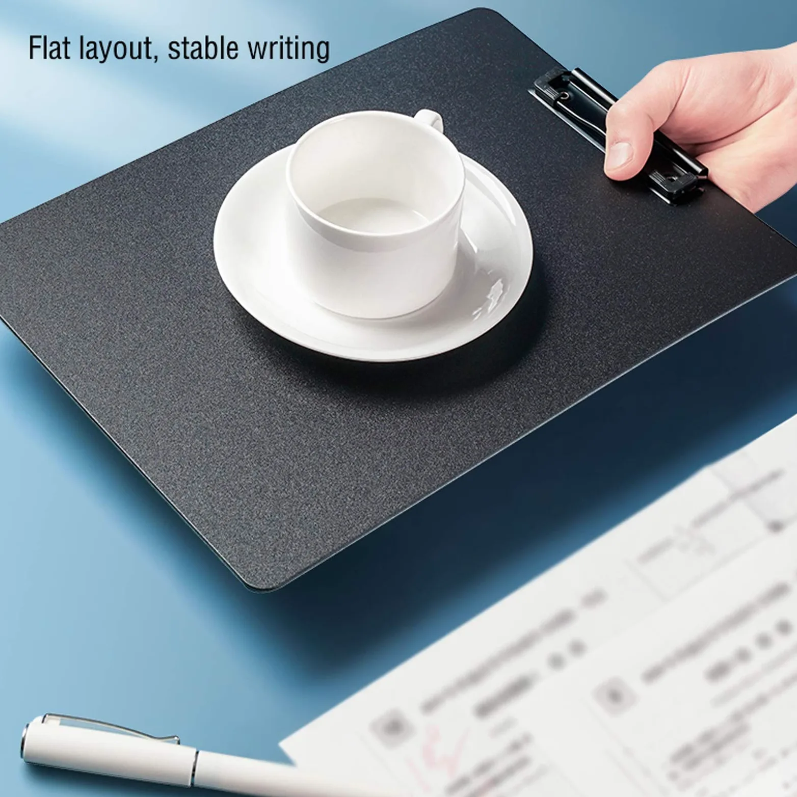 Tavoletta Portablocco Cartella di plastica per Appunti Document Document A4 e Letter con Foro Appeso telescopico con tavola da Scrittura Multifunzione Binder 5 Pack Portablocchi
