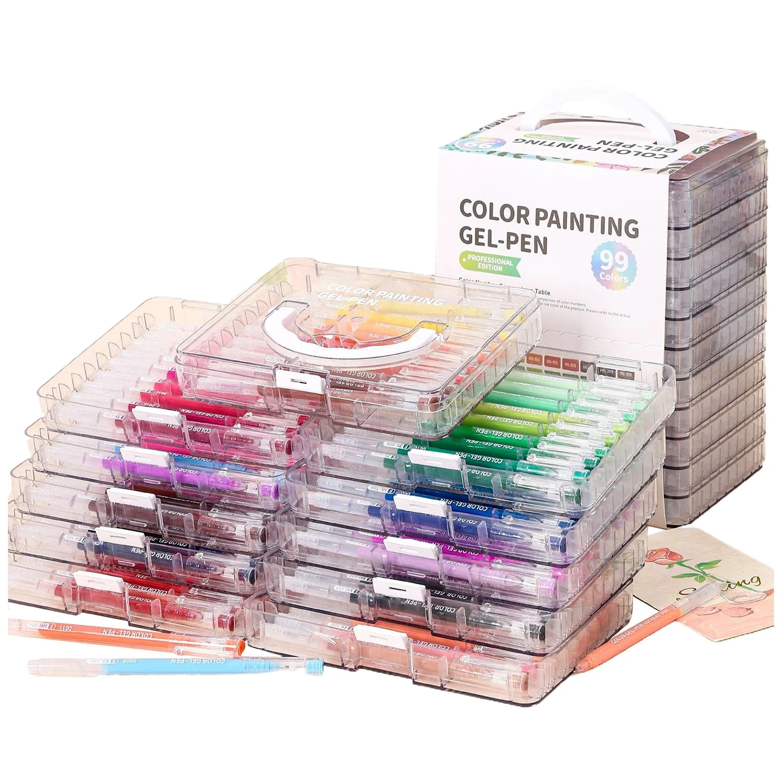 Penna gel per giornaling | Asciugatura rapida, punta fine, scrittura | penne a inchiostro gel forniture di cancelleria, per adulti, scrapbooking, giornaling, colorare, carte, scuola, maggio