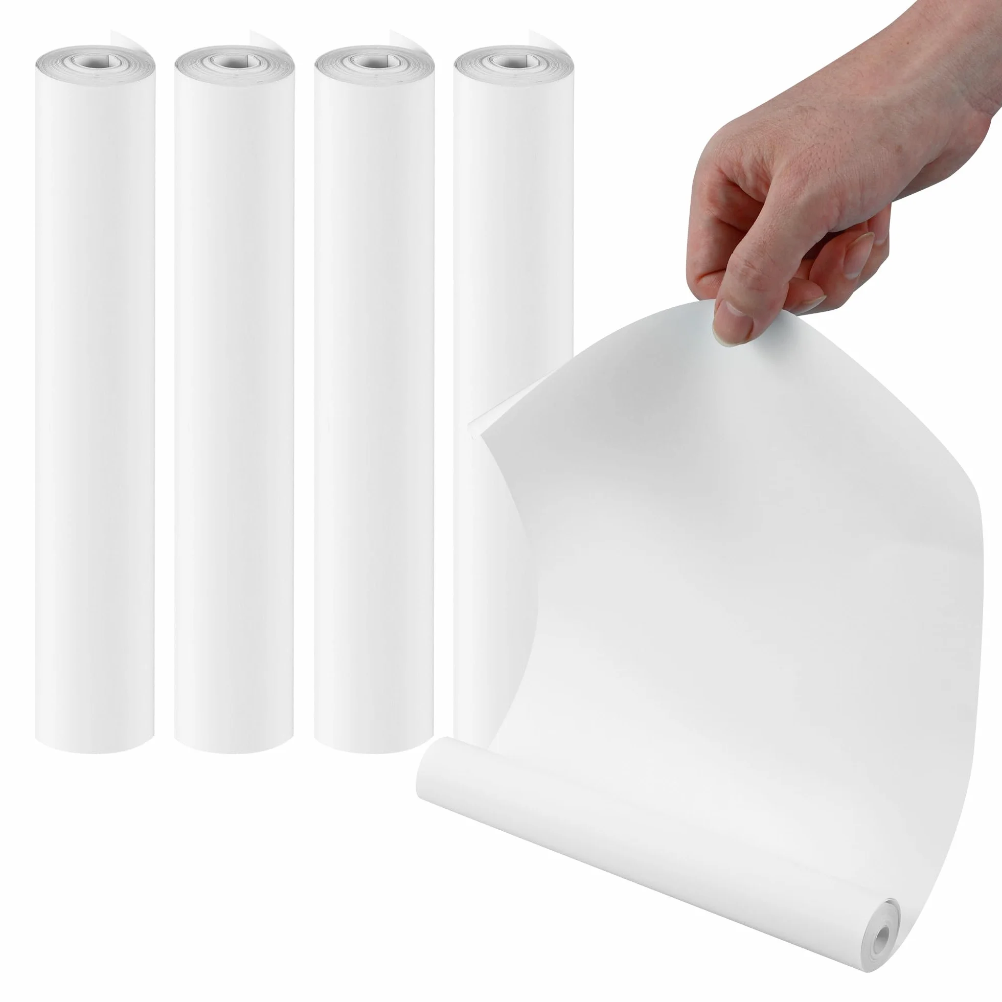 Carta Termica A4 4 Rotoli per Stampante Portatile, Papel de Impresión para Máquina Miau