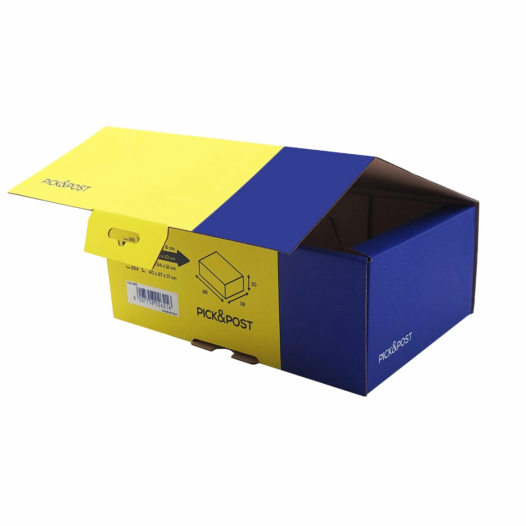 BLASETTI - Scatole per Spedizioni Automontanti PICK & POST S - Confezione 30 Pezzi da 32x24x6 cm. Ideali per Spedire e Proteggere Oggetti