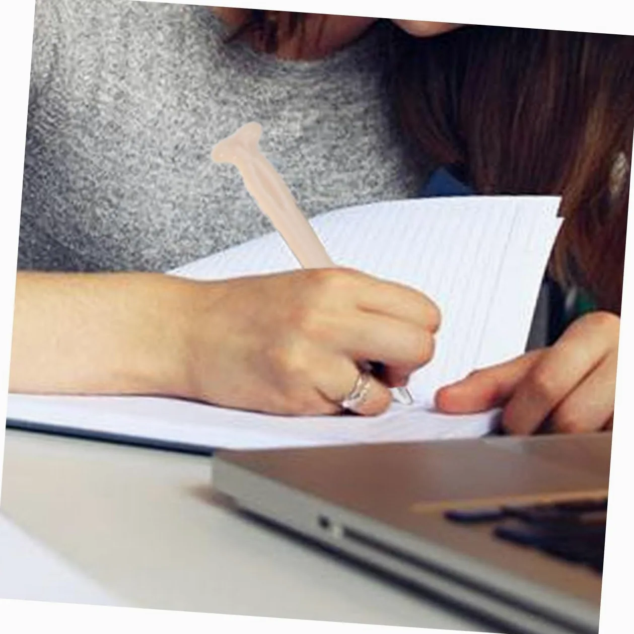 TEHAUX 30pezzi Penne Sfera Design Osseo Confezione Inchiostro Blu Per Medici e Studenti Stile Casual e Creativo Per Ufficio e Scuola
