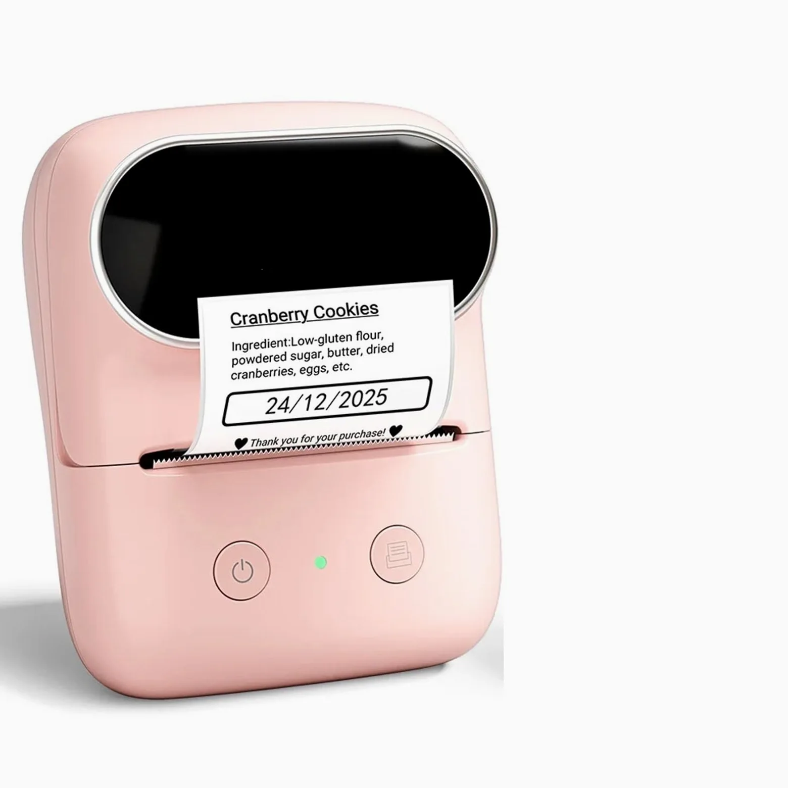 Etichettatrice, Stampante For Etichette Portatile M108, Termica Wireless Bluetooth, Stampa Da 20-50 Mm For Casa E Scuola,per casa, cucina, ufficio(M108 Pink)