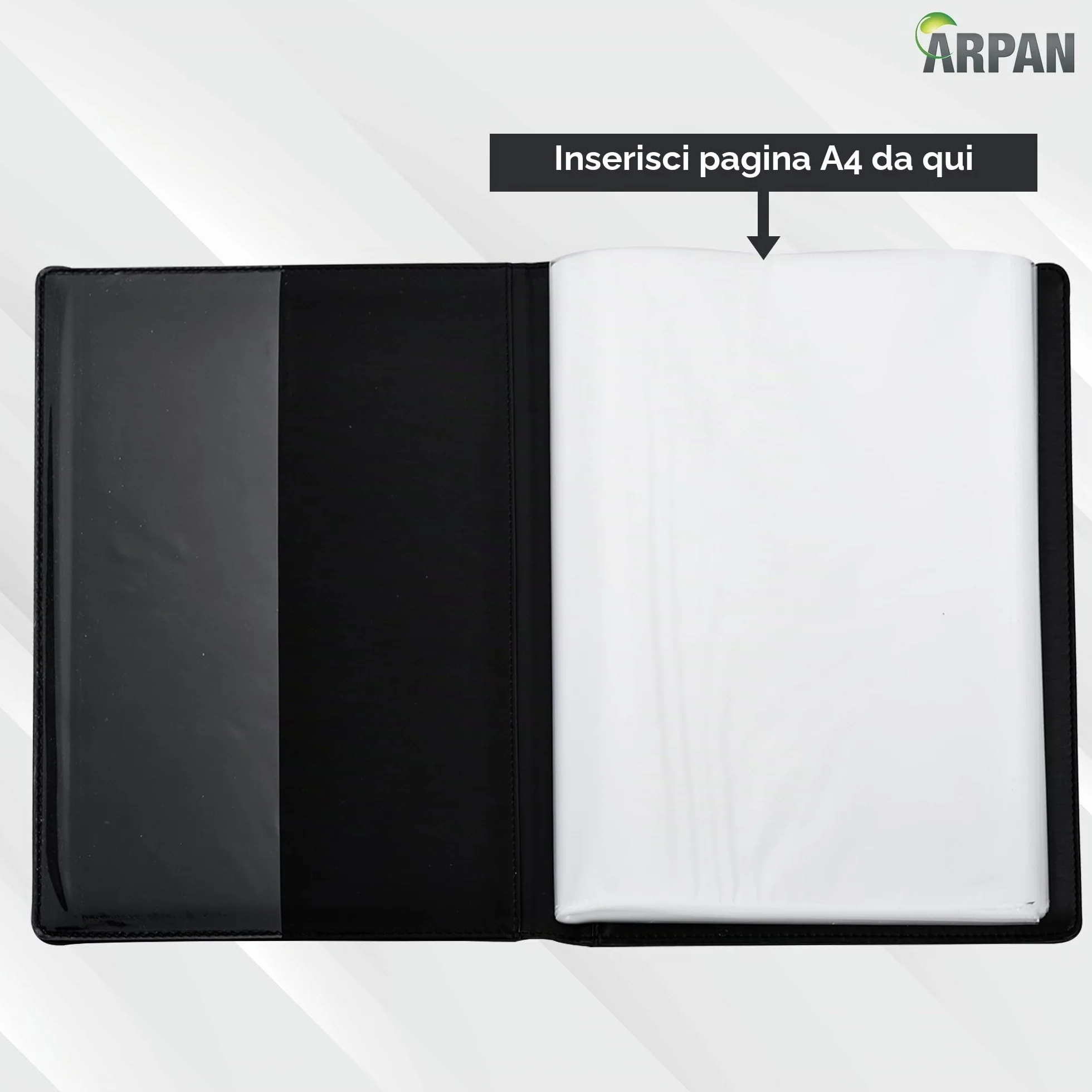 Arpan Cartella professionale A4 48 tasche 96 lati per presentazioni opere d'arte
