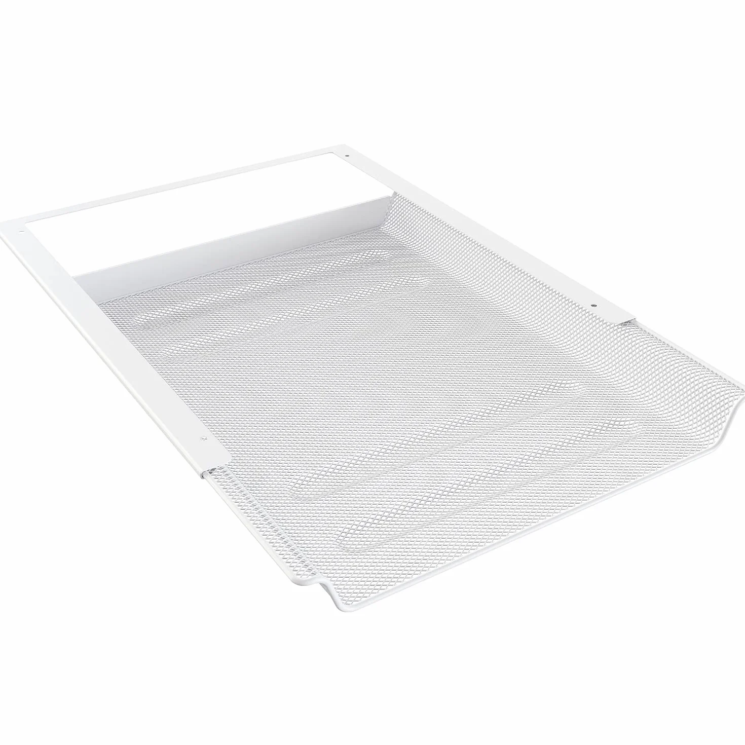 KD Essentials Cassetto sottotavolo bianco per documenti A4 e articoli ufficio organizzatore invisibile