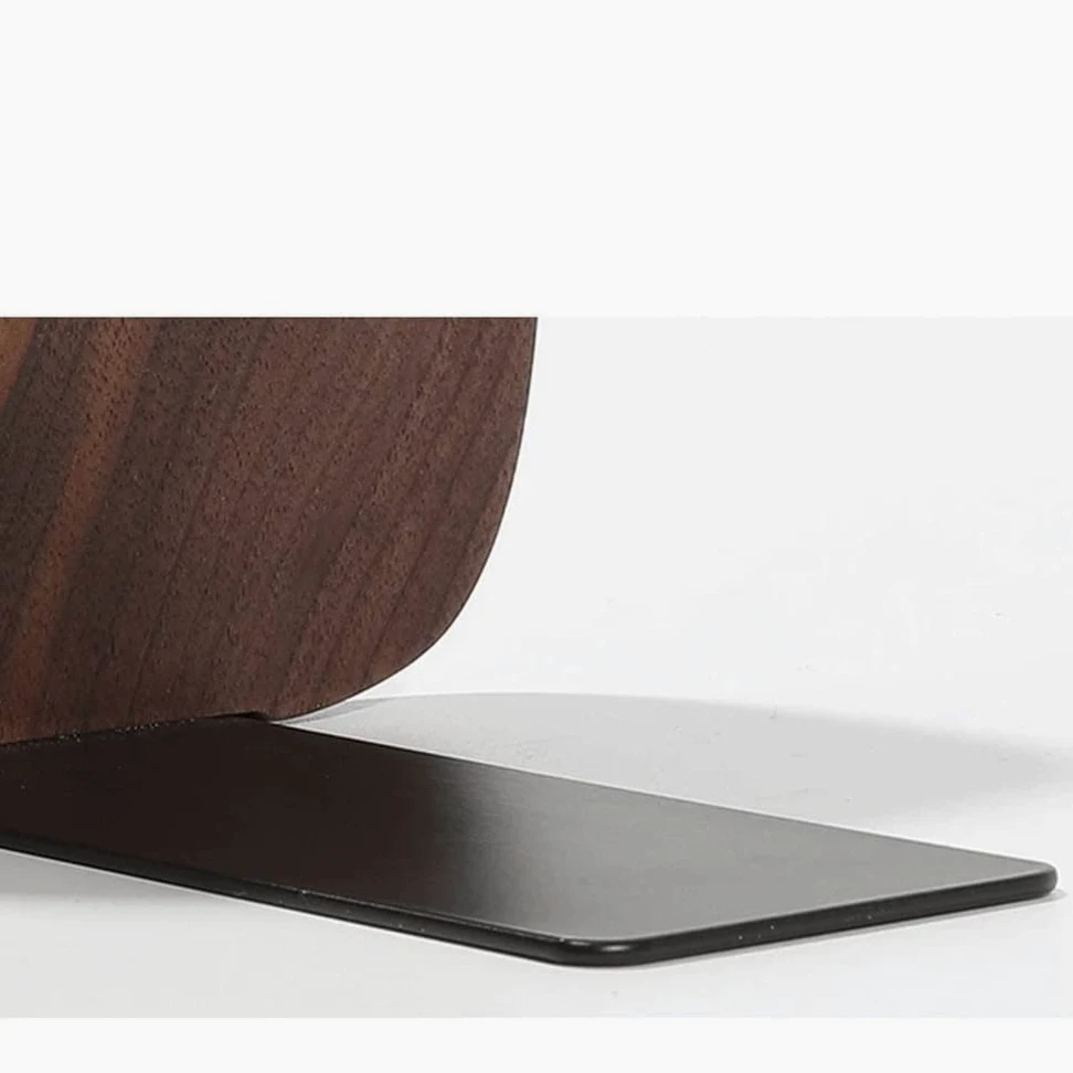 Reggi Libri, Fermalibri Fermalibri In Legno Per Scaffali, Antiscivolo Per Decorativo Per Cucina Domestica Ufficio Casa Scrivania(A)