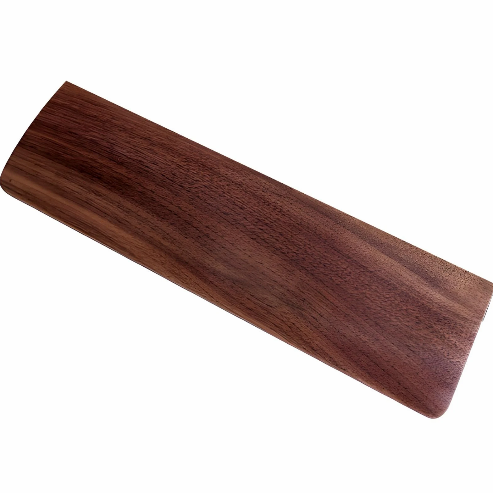 Poggiapolsi in legno di noce nero, 30 cm, poggiapolsi per il 60% delle tastiere, comodo supporto per il polso per digitare e giocare, design elegante
