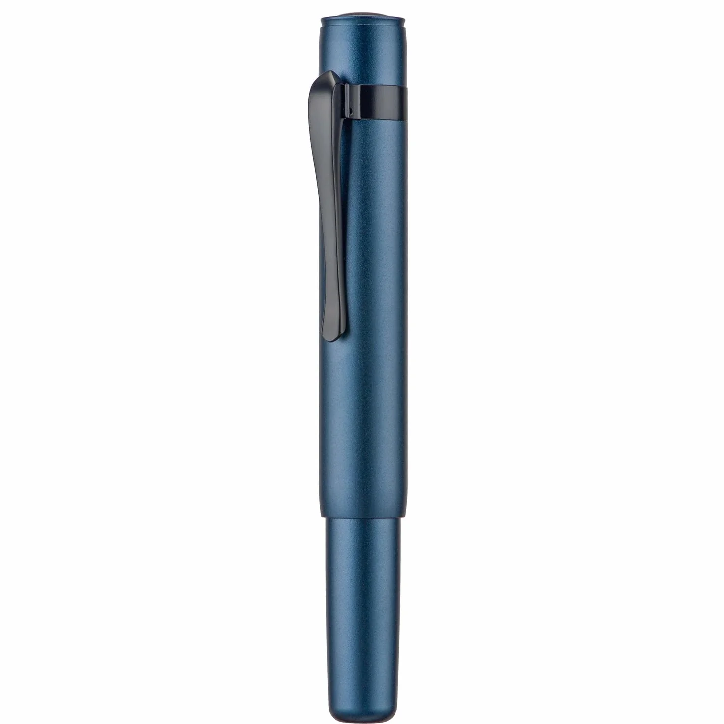 HONG DIAN M2 Mini penna stilografica con pennino morbido extra fine alluminio blu notte