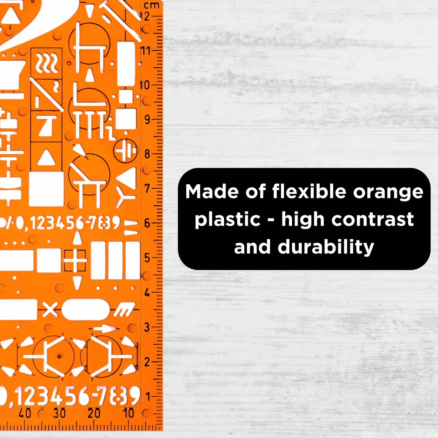 Maschera Sagoma Stencil Simboli Installazione Elettrica Elettronica Modello Disegno Forniture Progetti Ingegneria Schema Elettrico Piano