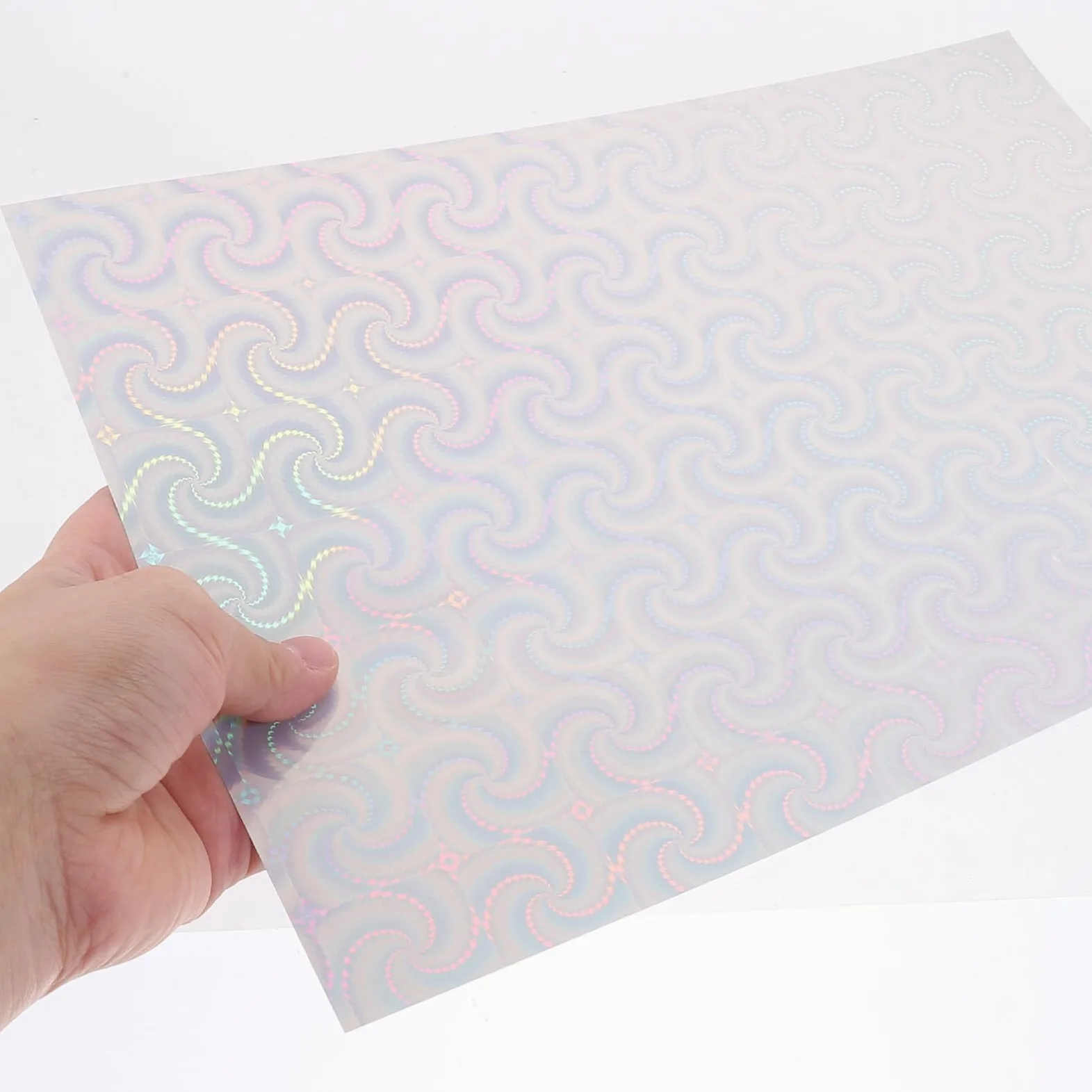 VILLCASE 30pezzi Carta Adesiva Stampabile Olografica Carta Per Stampante Adesiva Di Per Etichette Resistente Alla Deformazione Per Progetti Artistici e Etichette Dei Prezzi