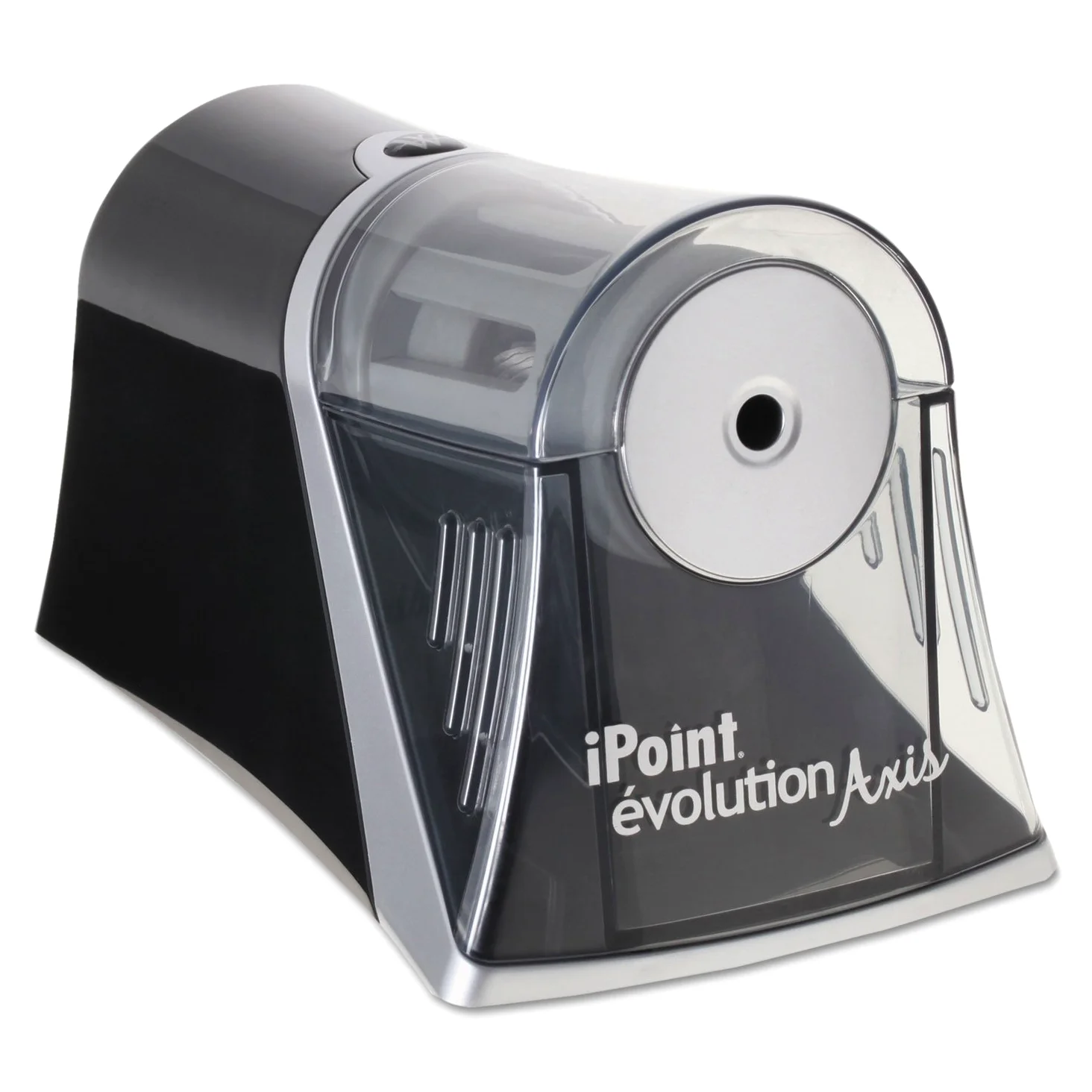Westcott Asse iPoint Evolution temperamatite elettrico per casa o ufficio, case of 12 (15510) Single Black/Silver