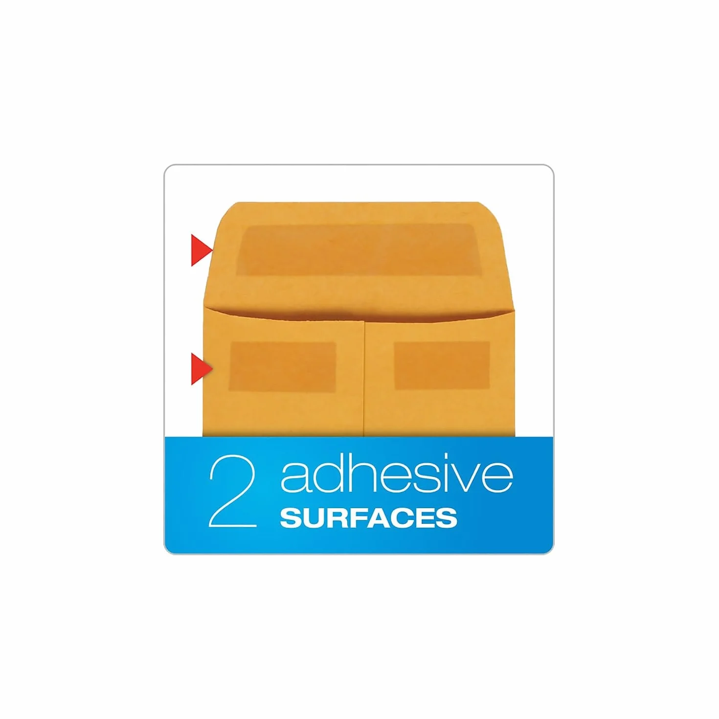 Quality Park Buste autosigillanti 3-1/2 x 6-1/2 pollici 500/scatola Kraft marrone