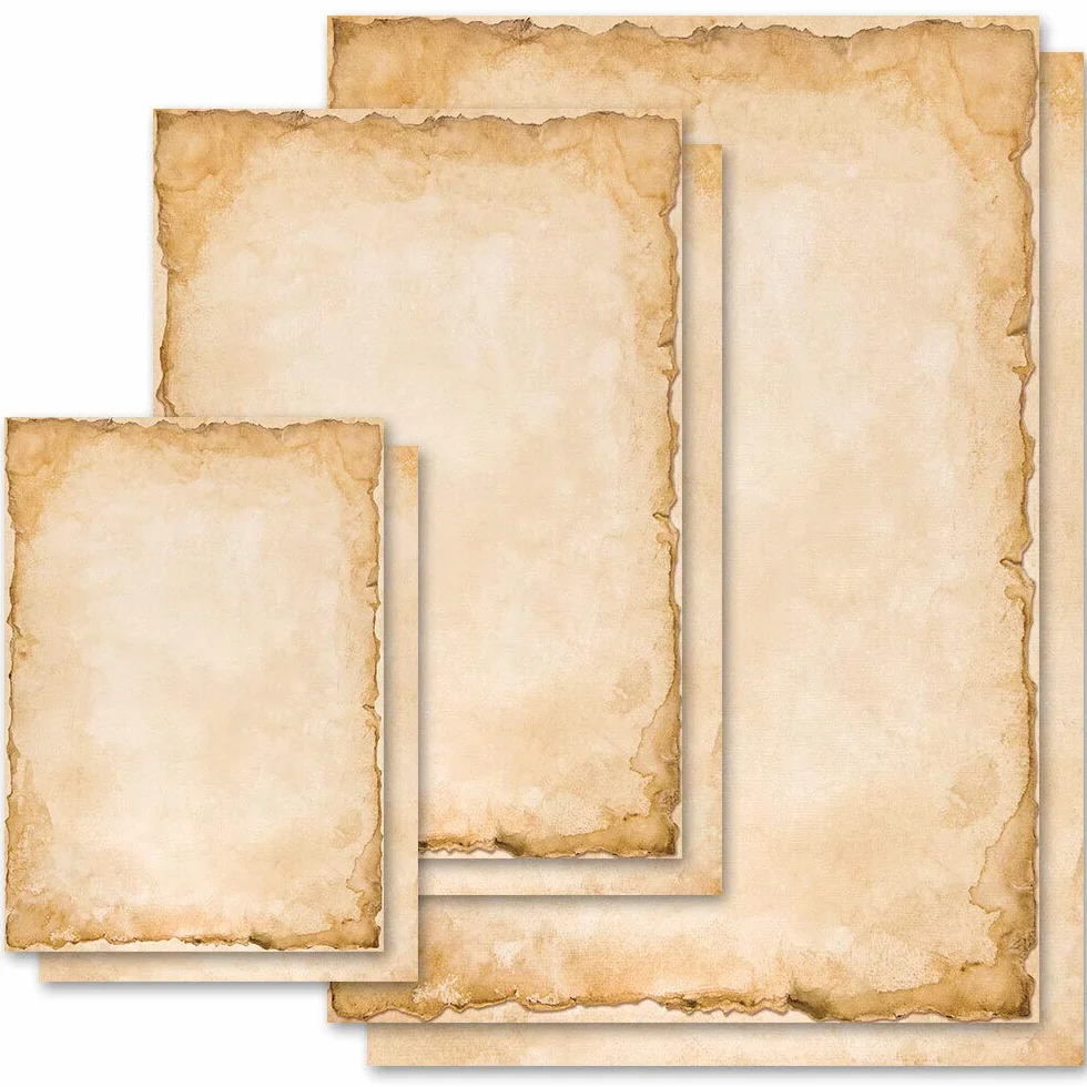 Carta da lettera decorata Vintage DIN A5 Antico & Storia - 50 fogli