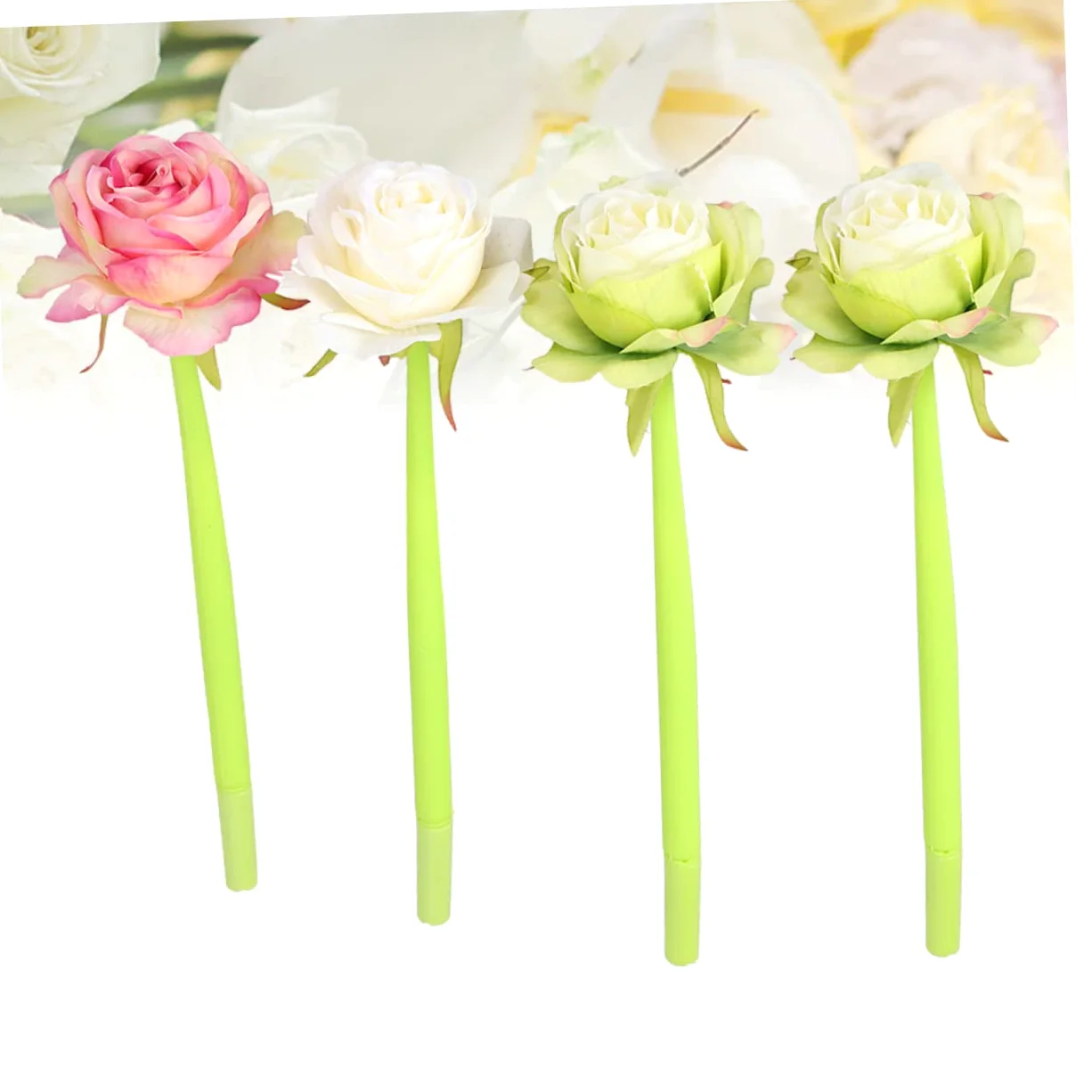 Operitacx 8pezzi Penne Gel Rosa Per Scuola e Ufficio Design Romantico Per Studenti e Appassionati Di Cancelleria Inchiostro Blu Stile Random