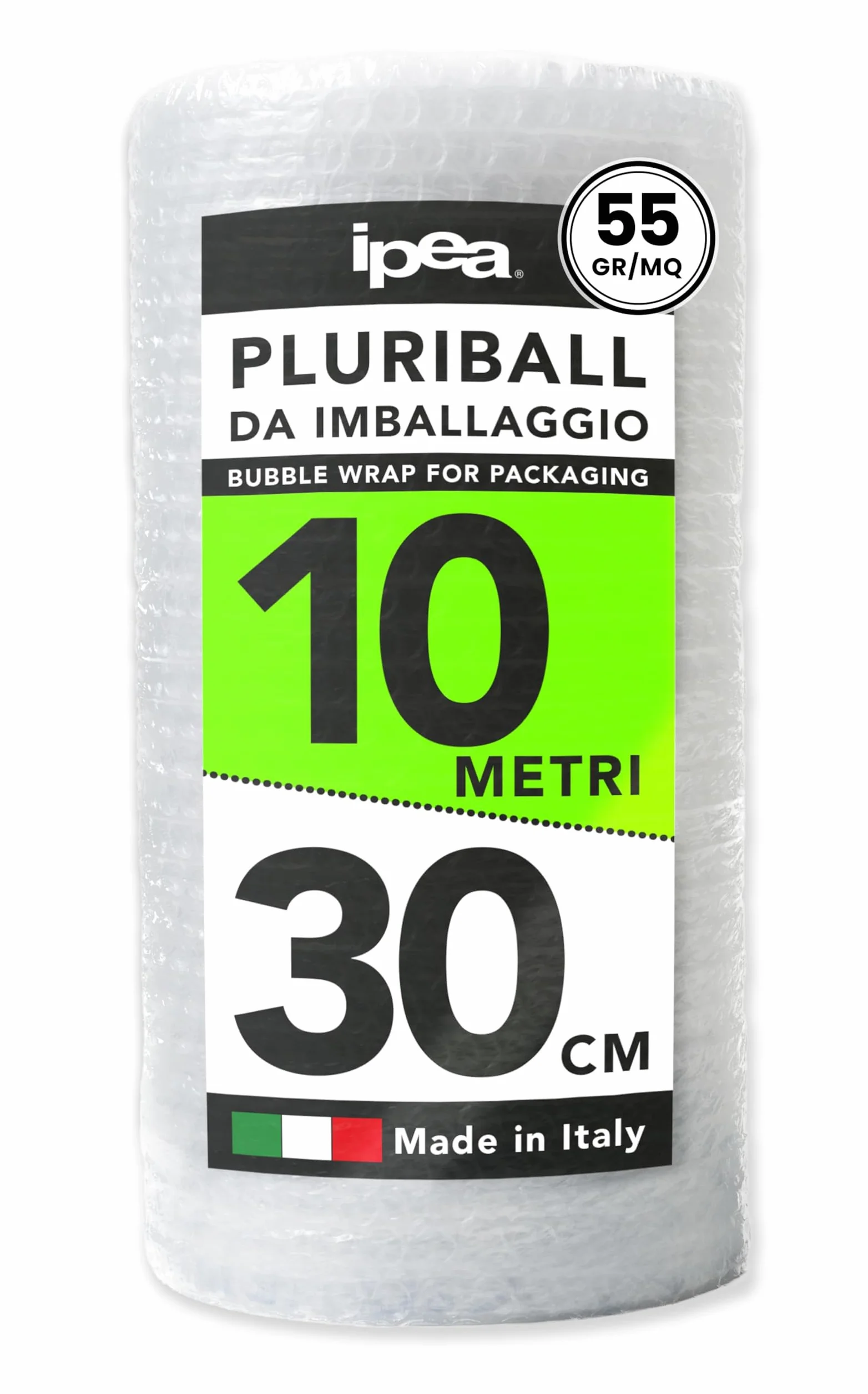 IPEA Pluriball 10 m x 30 cm Rotolo Antistrappo Antiurto Imballaggio