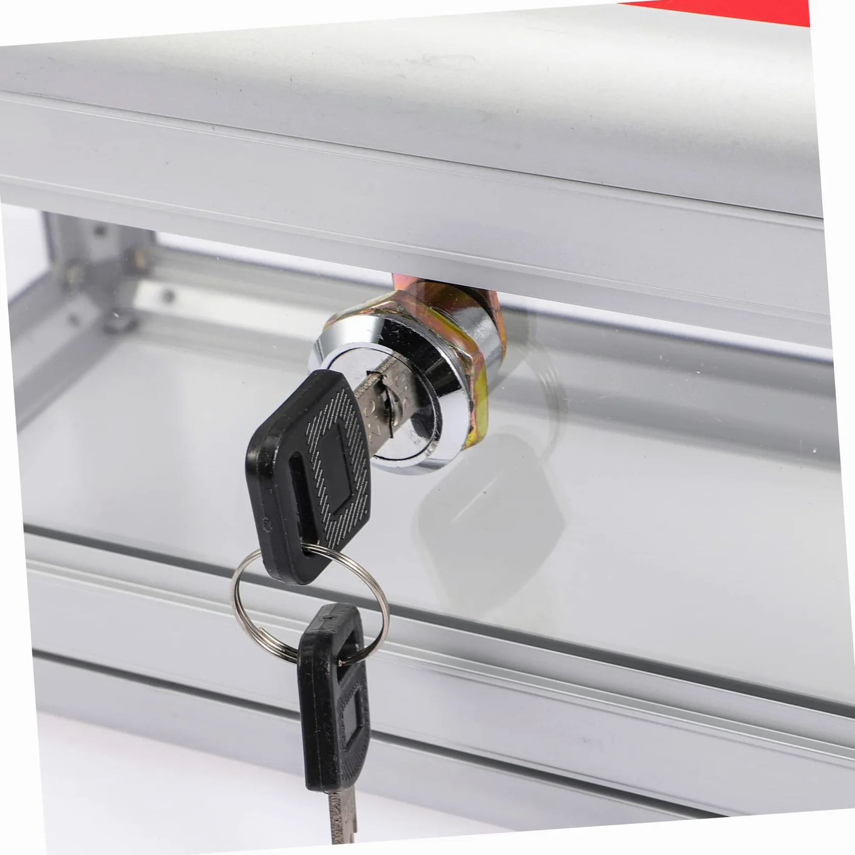 Angoily Porta Biglietti Da Visita Serratura Da Tavolo, Astuccio Multifunzionale Per Schede Elettorali, Scatola Porta Carte Aziendale Per Sale Conferenze e Ufficio, Design Pratico e Materiale Sicuro